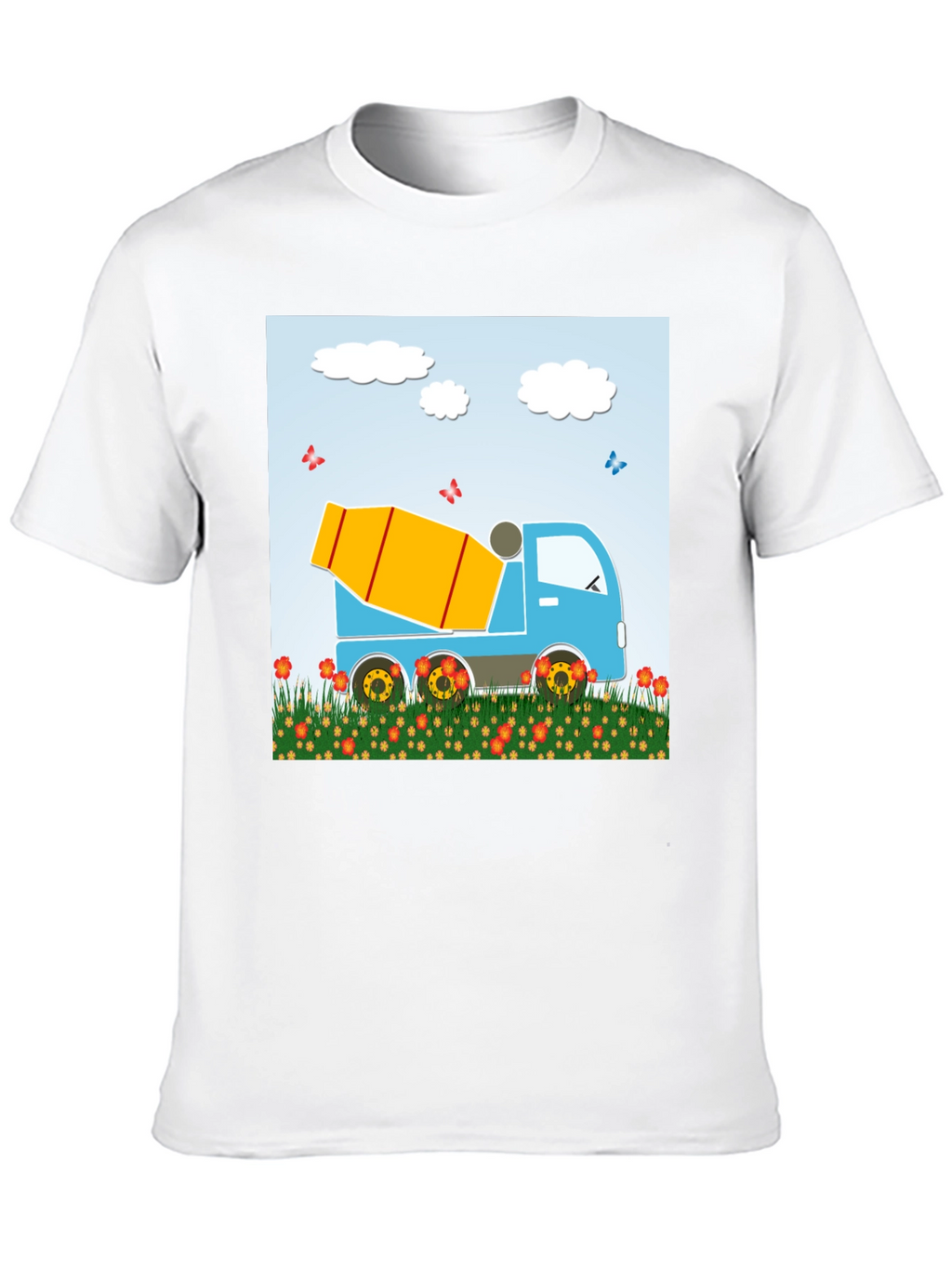 Cement Mixer Truck Graphic Tee