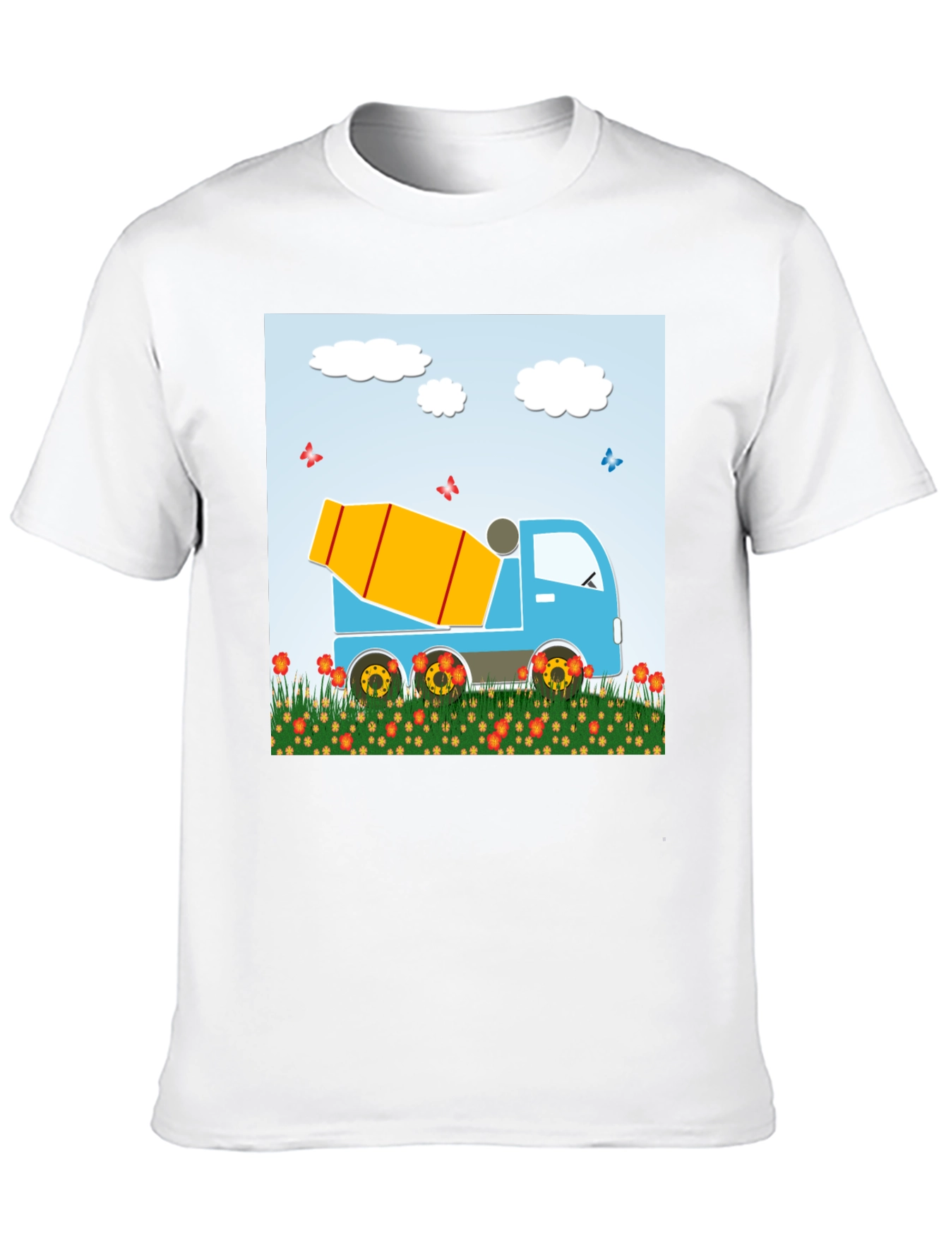Cement Mixer Truck Graphic Tee