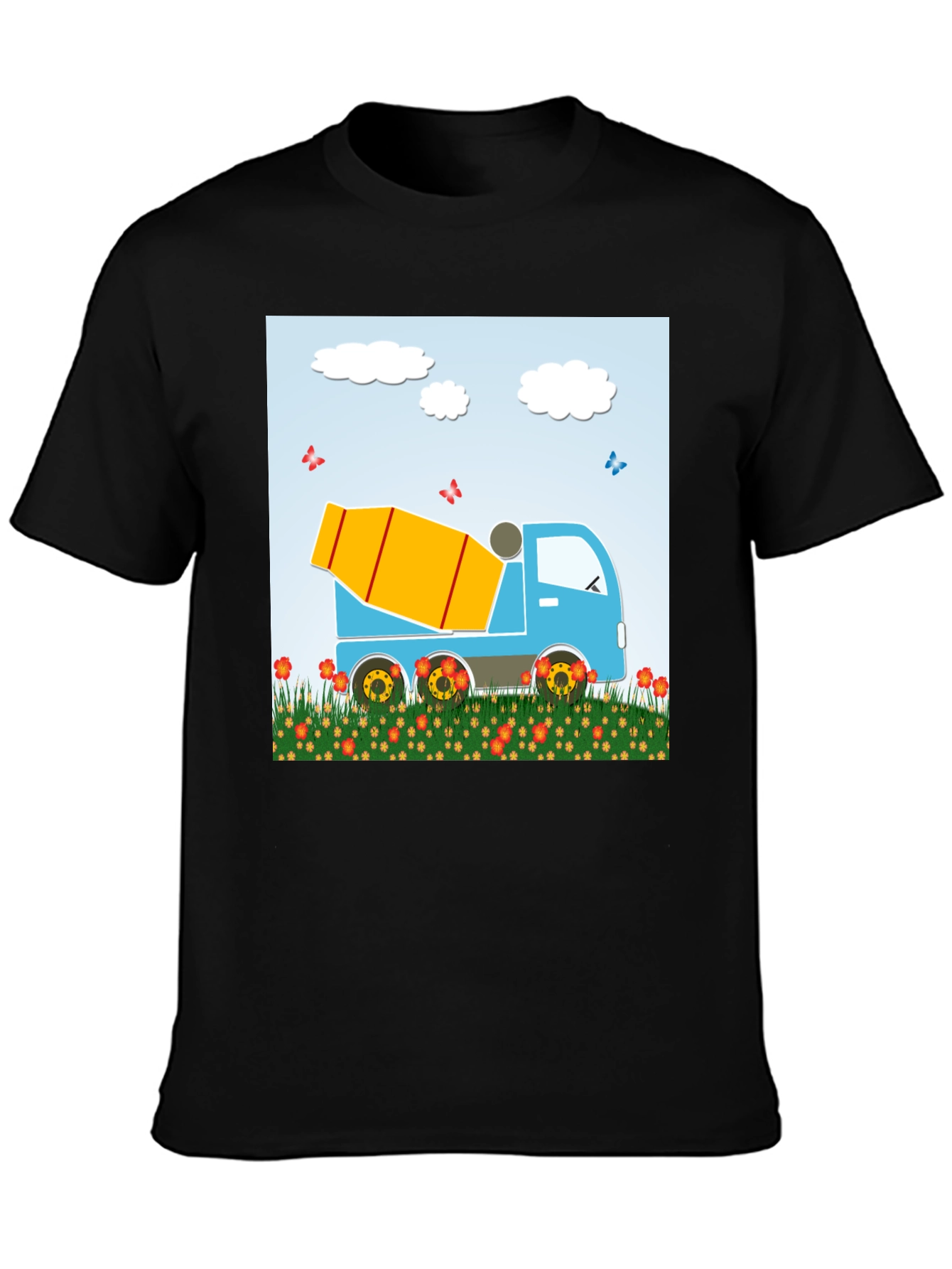 Cement Mixer Truck Graphic Tee