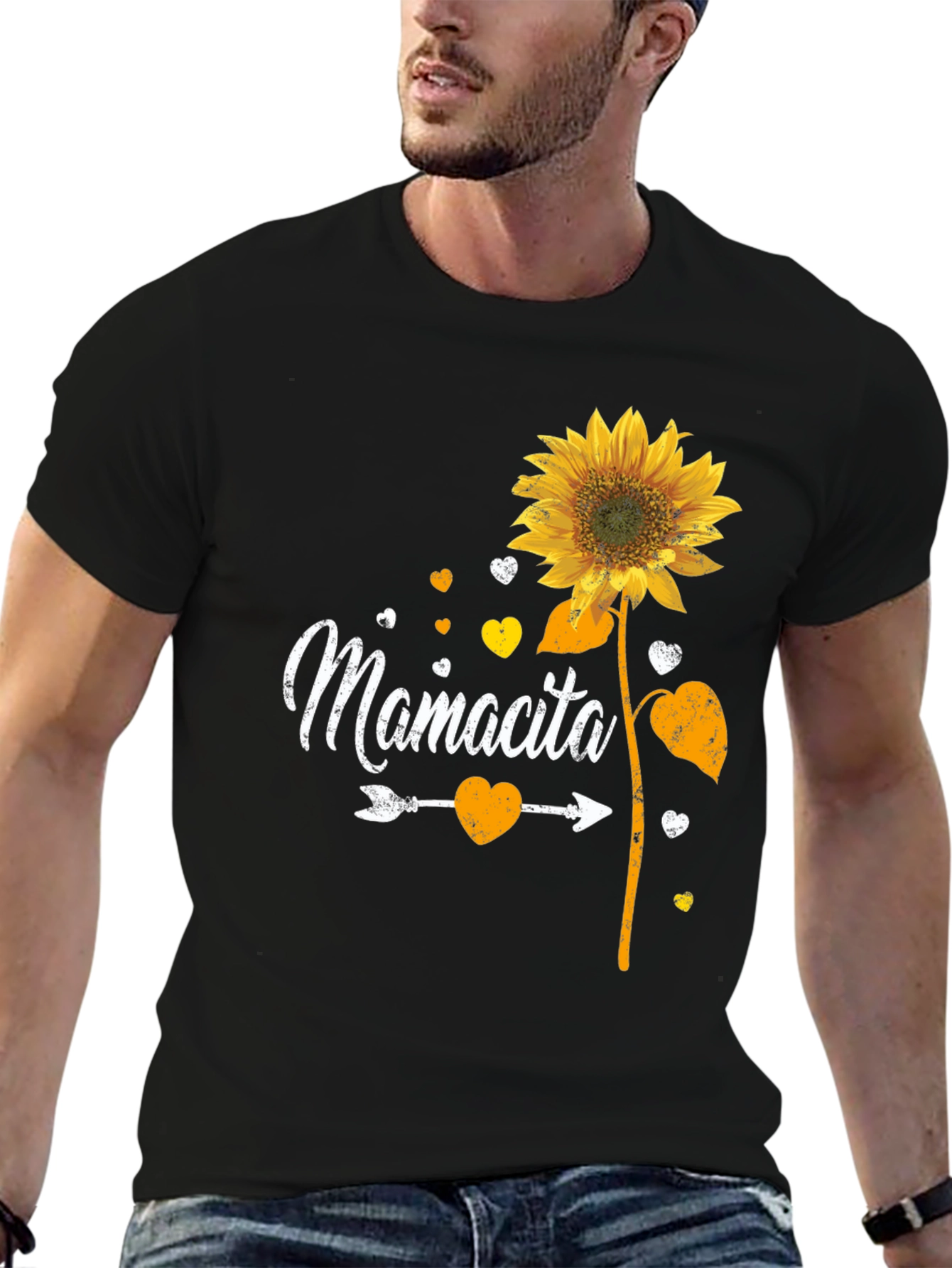 Mamcita Sunflower Graphic Tee - Cute & Casual