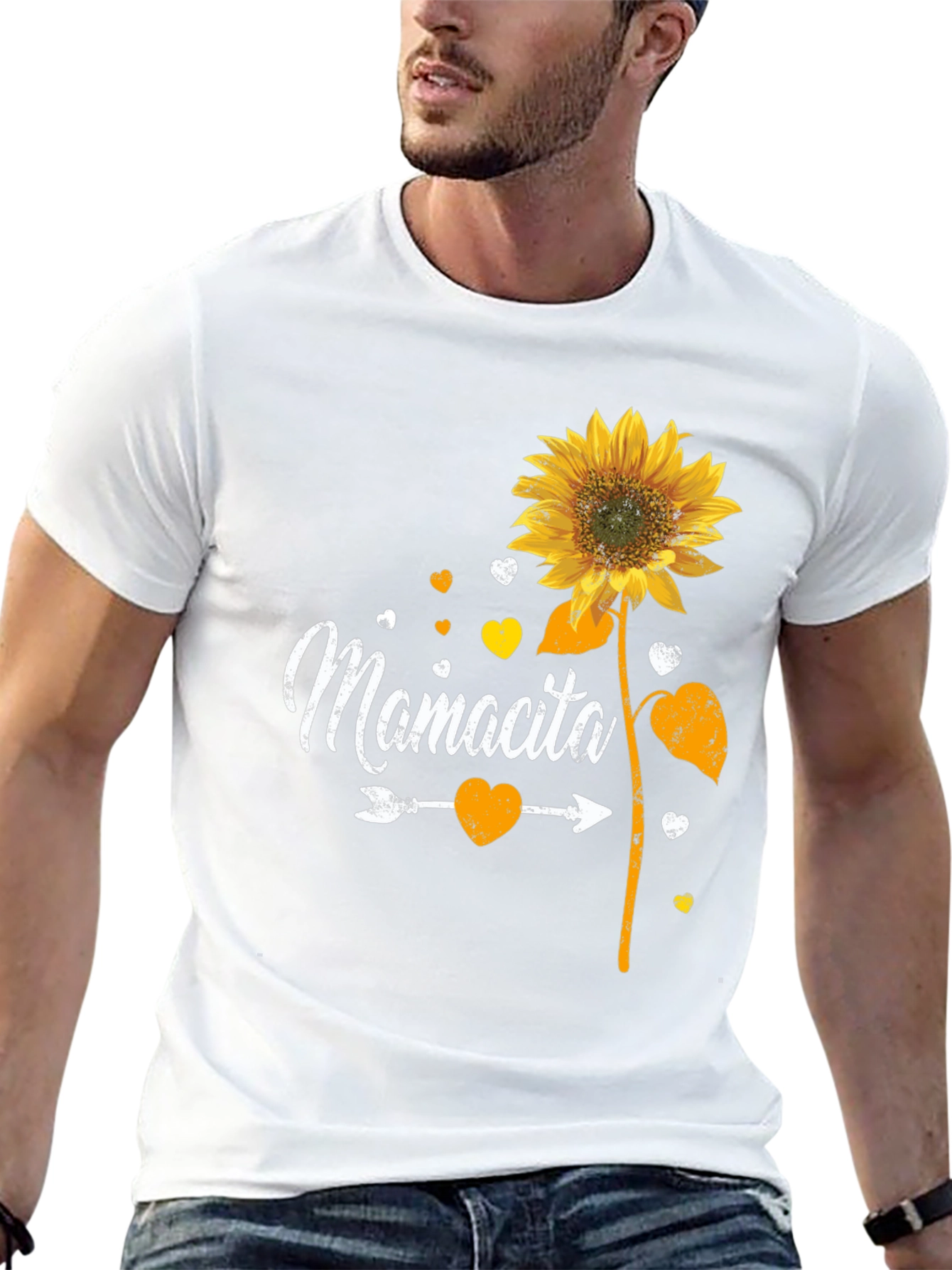 Mamcita Sunflower Graphic Tee - Cute & Casual