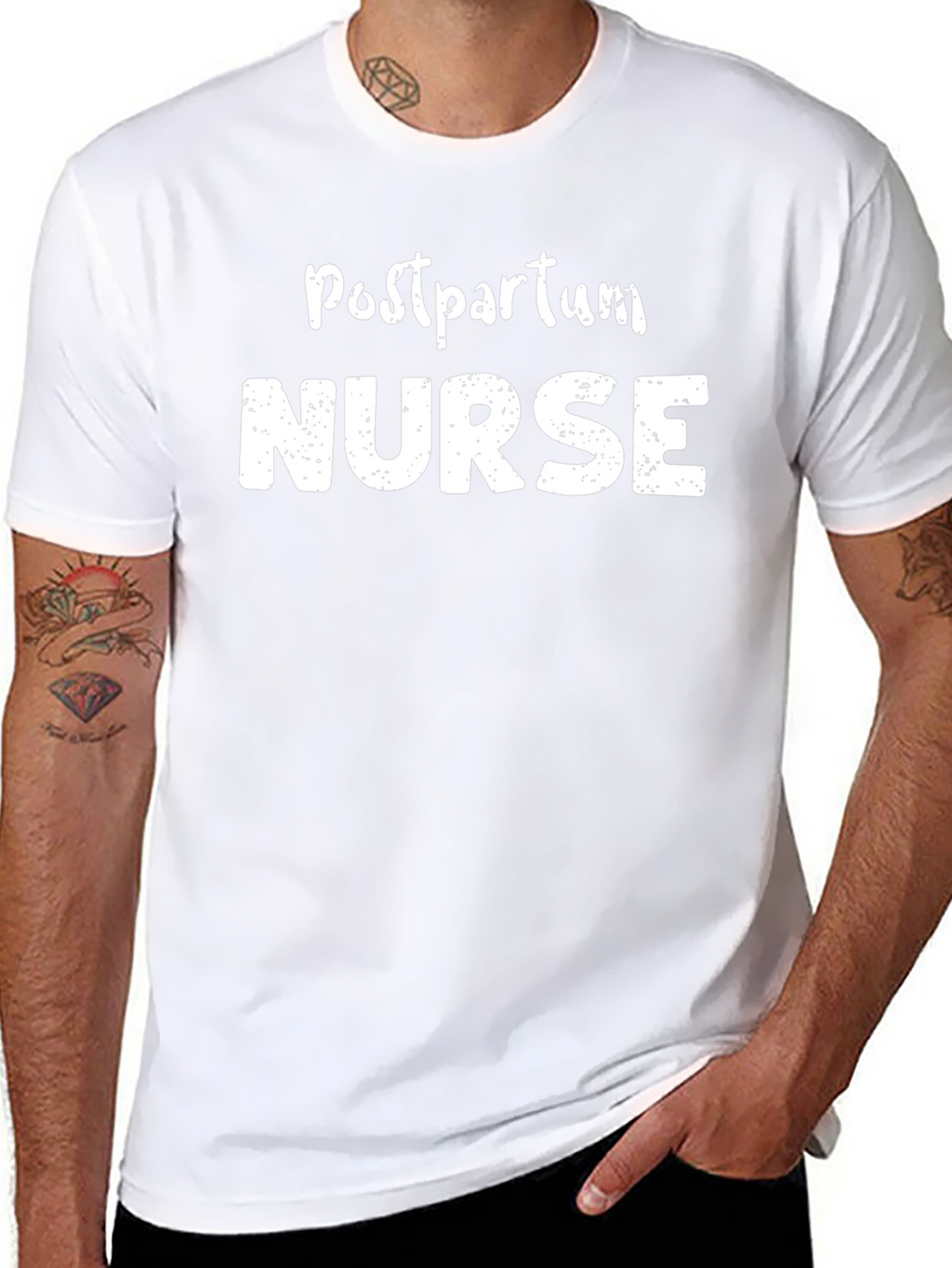 Postpartum Nurse Graphic T-Shirt - Comfort and Style
