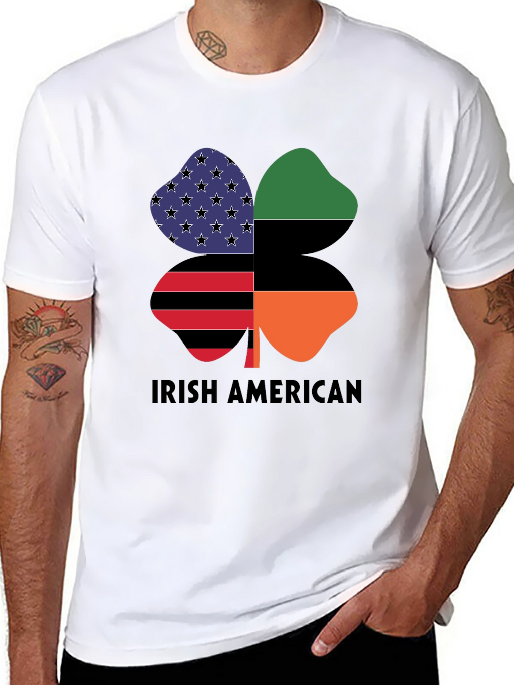 Irish American Clover T-Shirt