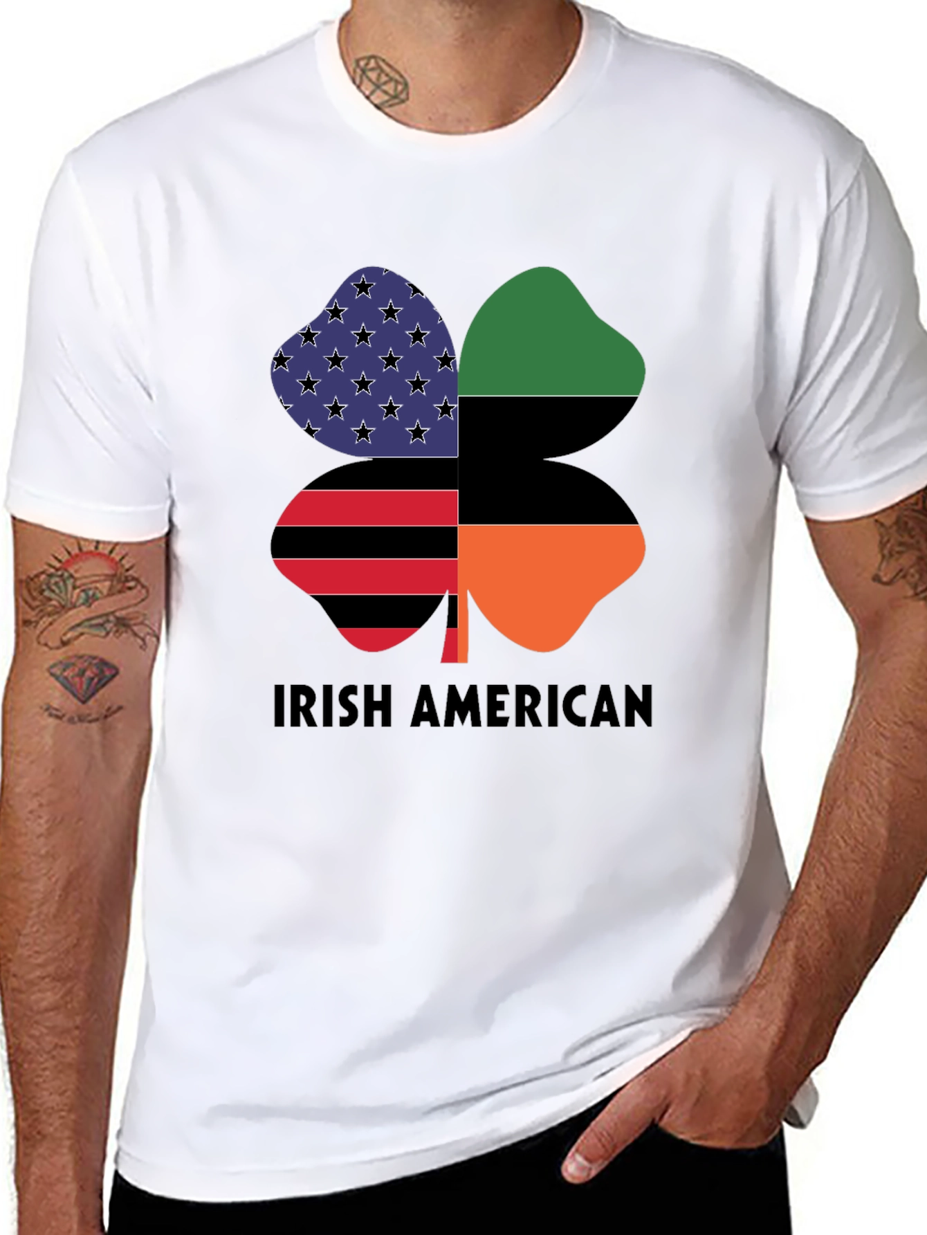 Irish American Clover T-Shirt