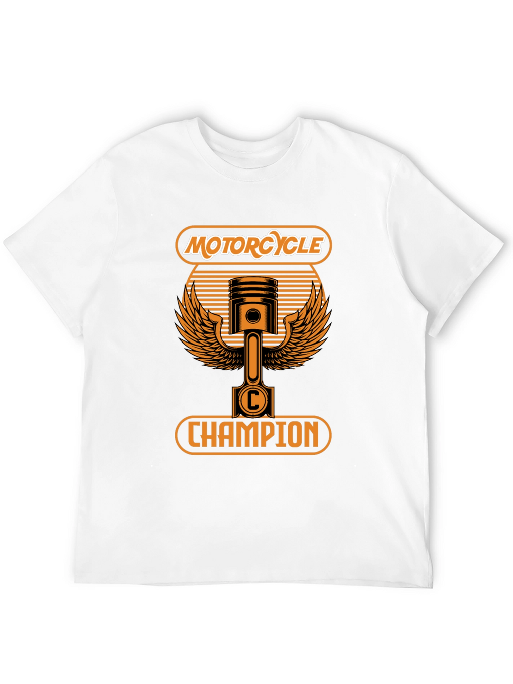 Motorcycle Champion Graphic T-Shirt - Black