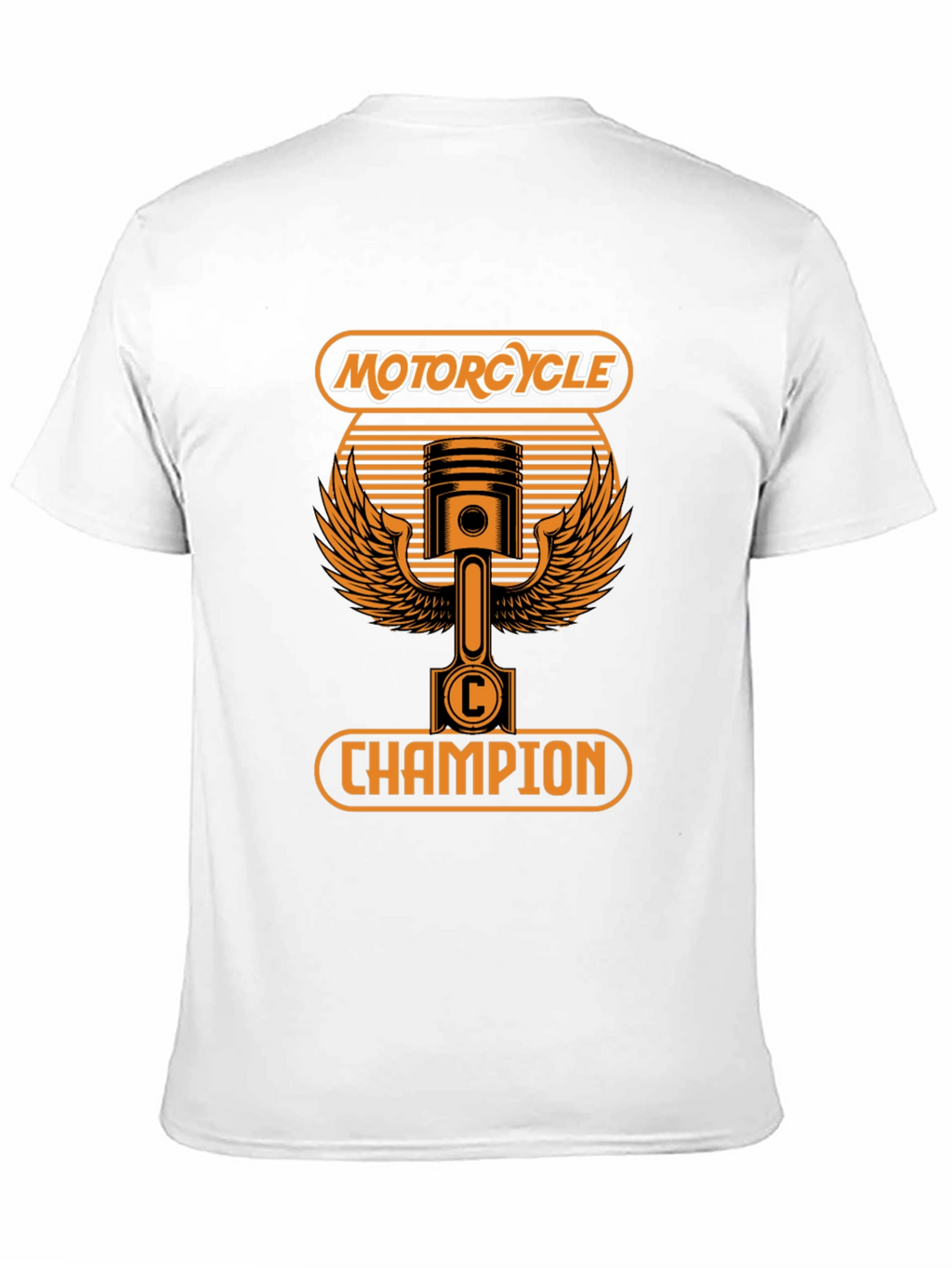 Motorcycle Champion Graphic T-Shirt - Black