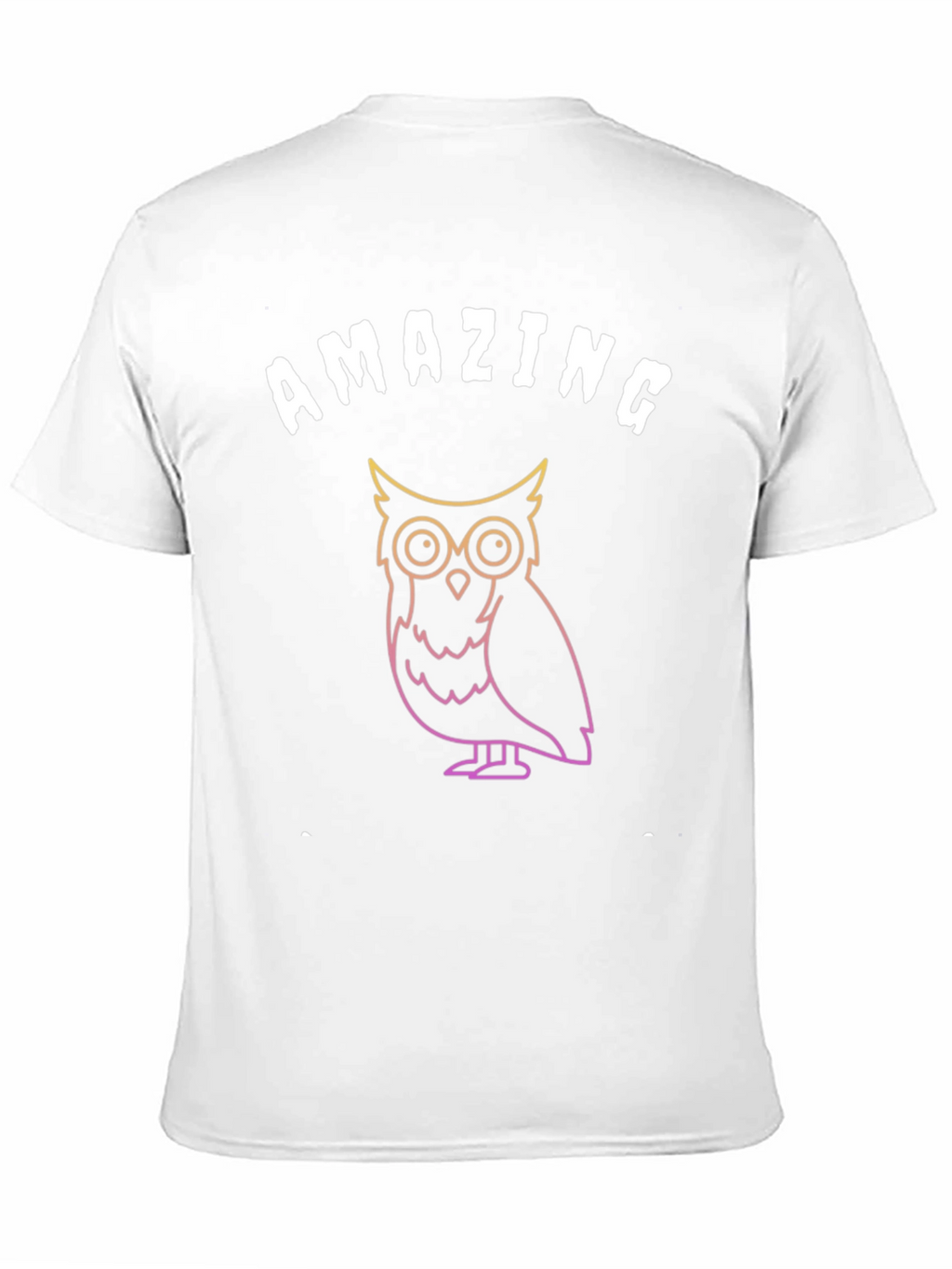 Amazing Owl Graphic T-Shirt - Soft Black Tee