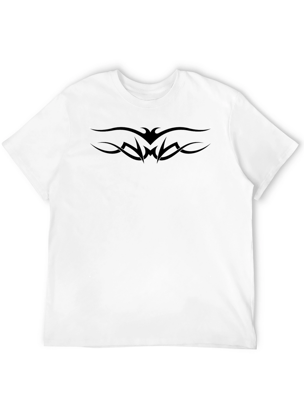Tribal Tattoo Design Black T-Shirt for Men