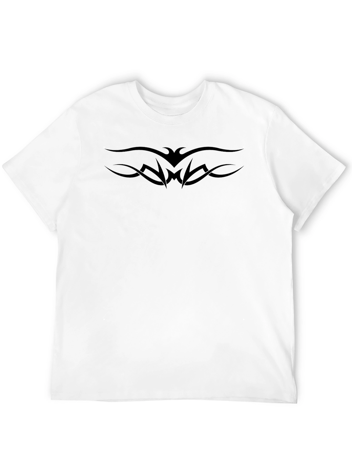 Tribal Tattoo Design Black T-Shirt for Men