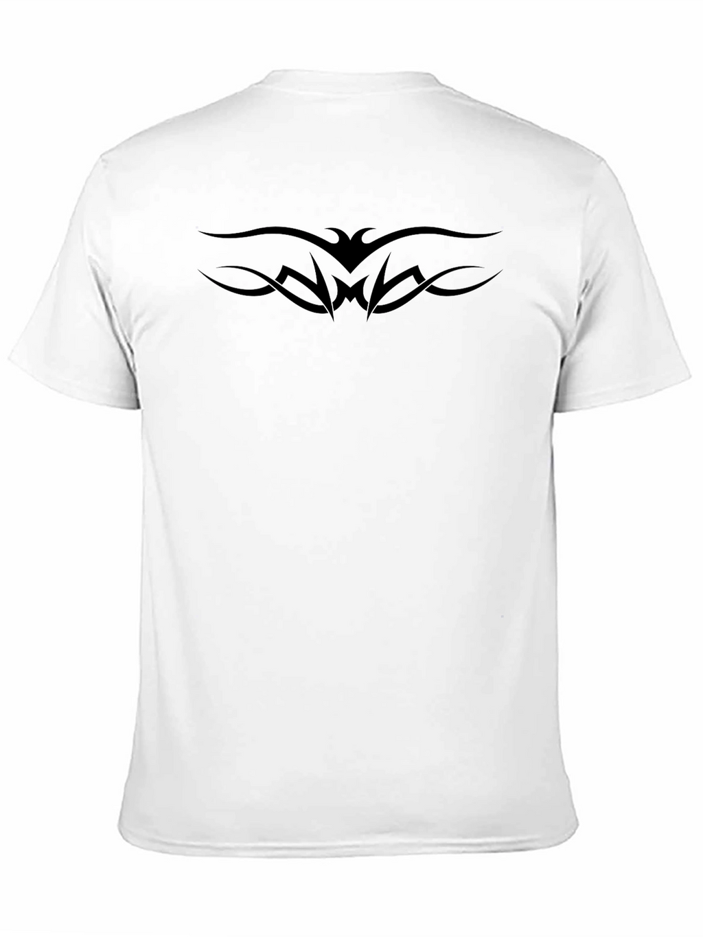 Tribal Tattoo Design Black T-Shirt for Men