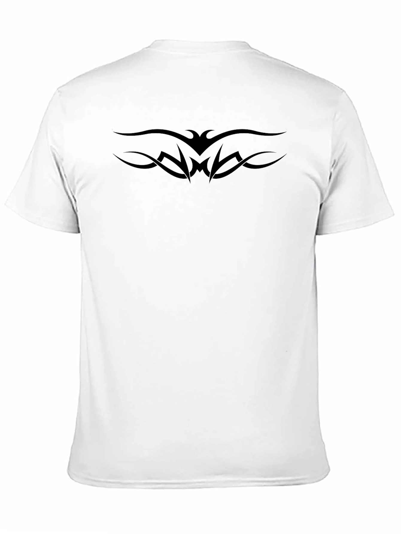 Tribal Tattoo Design Black T-Shirt for Men