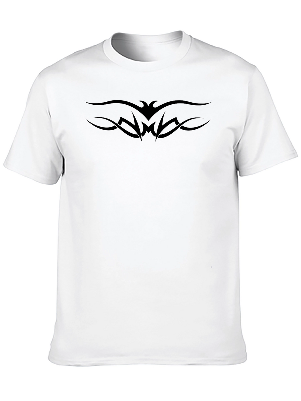 Tribal Tattoo Design Black T-Shirt for Men