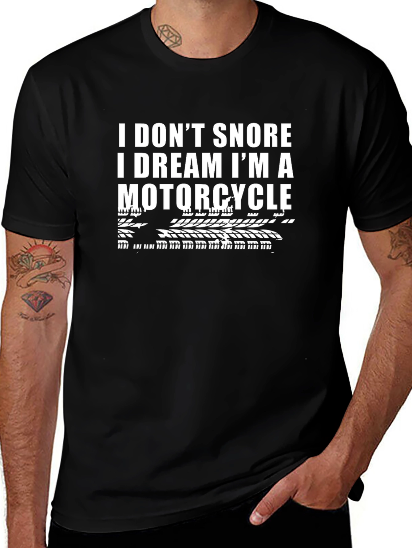 I Dont Snore I Dream Im a Motorcycle T-Shirt