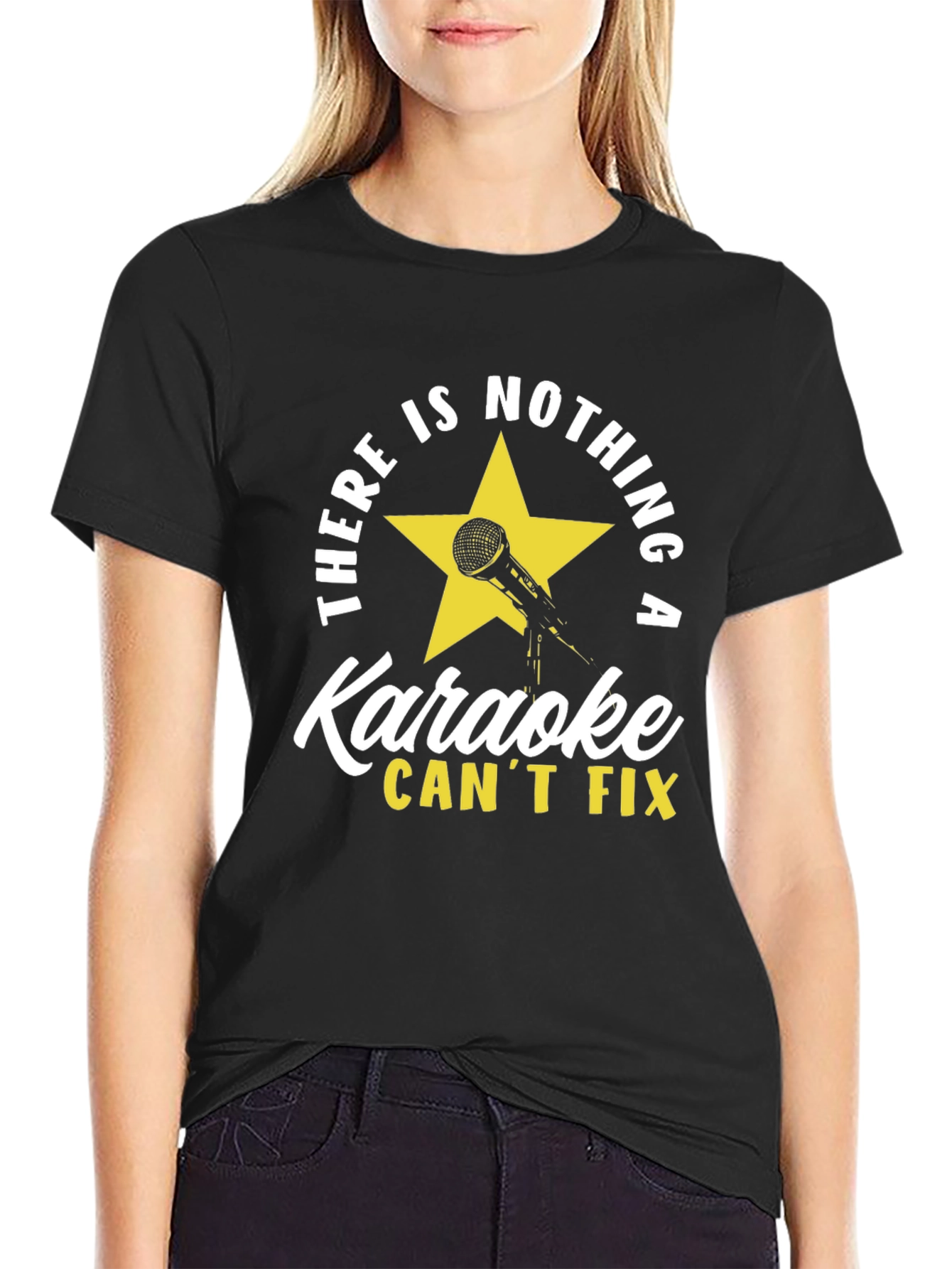 Karaoke Fix T-Shirt - Funny Music Lover Tee