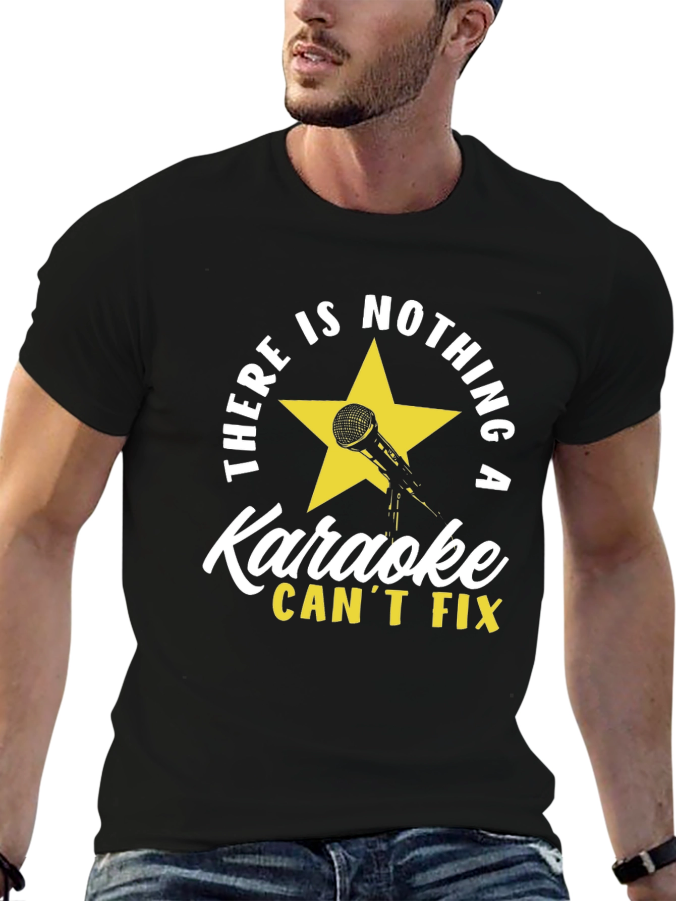 Karaoke Fix T-Shirt - Funny Music Lover Tee