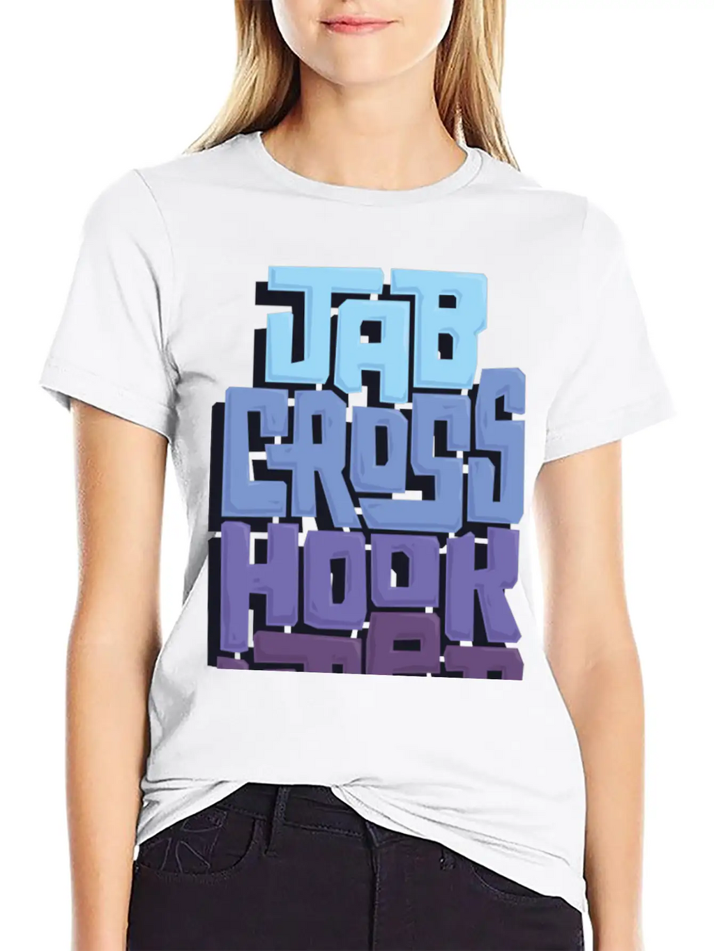 Jab Cross Hook Upper Music Breathable Soft Cotton T-Shirt – Timeless Casual Look