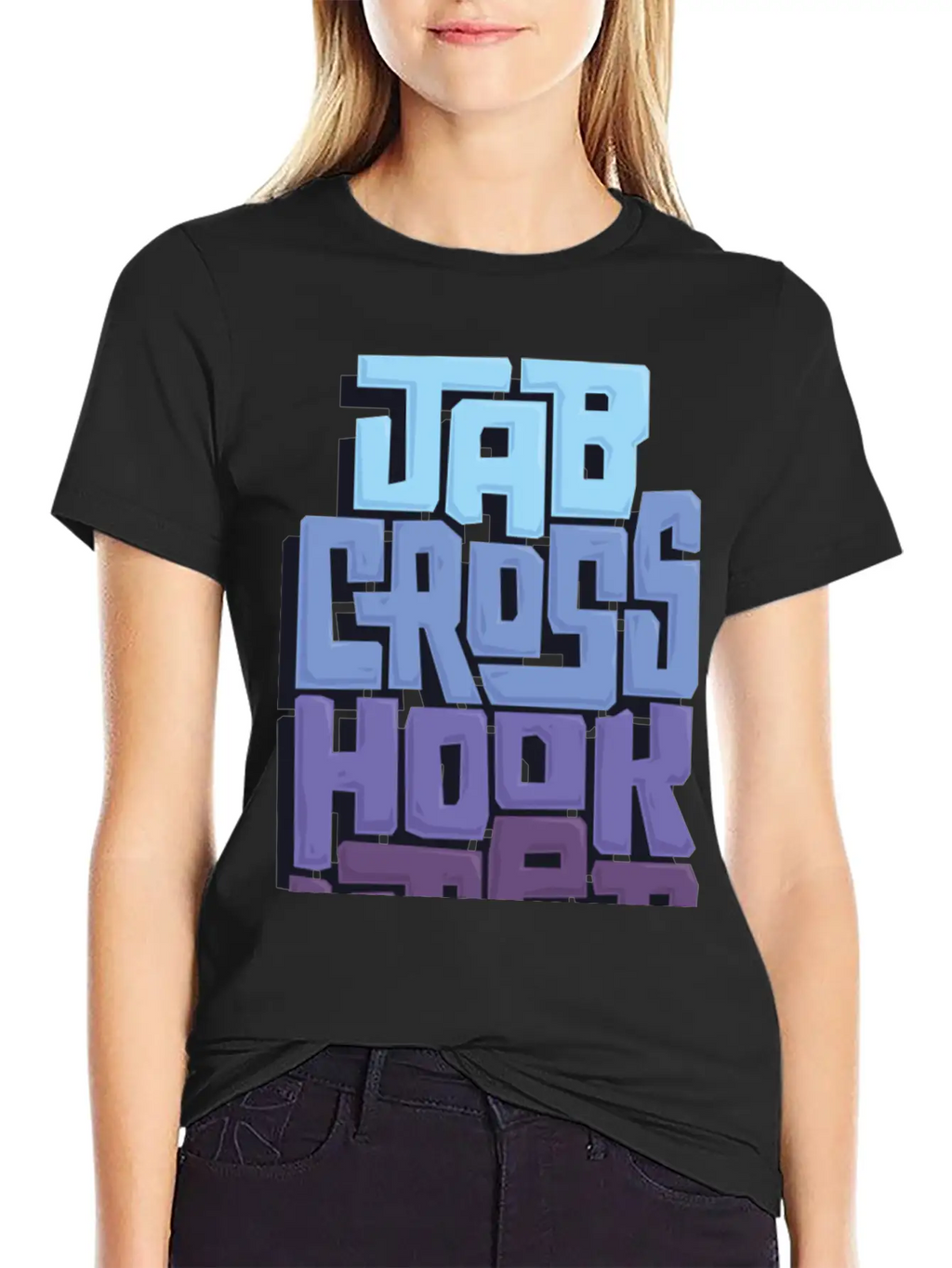 Jab Cross Hook Upper Music Breathable Soft Cotton T-Shirt – Timeless Casual Look