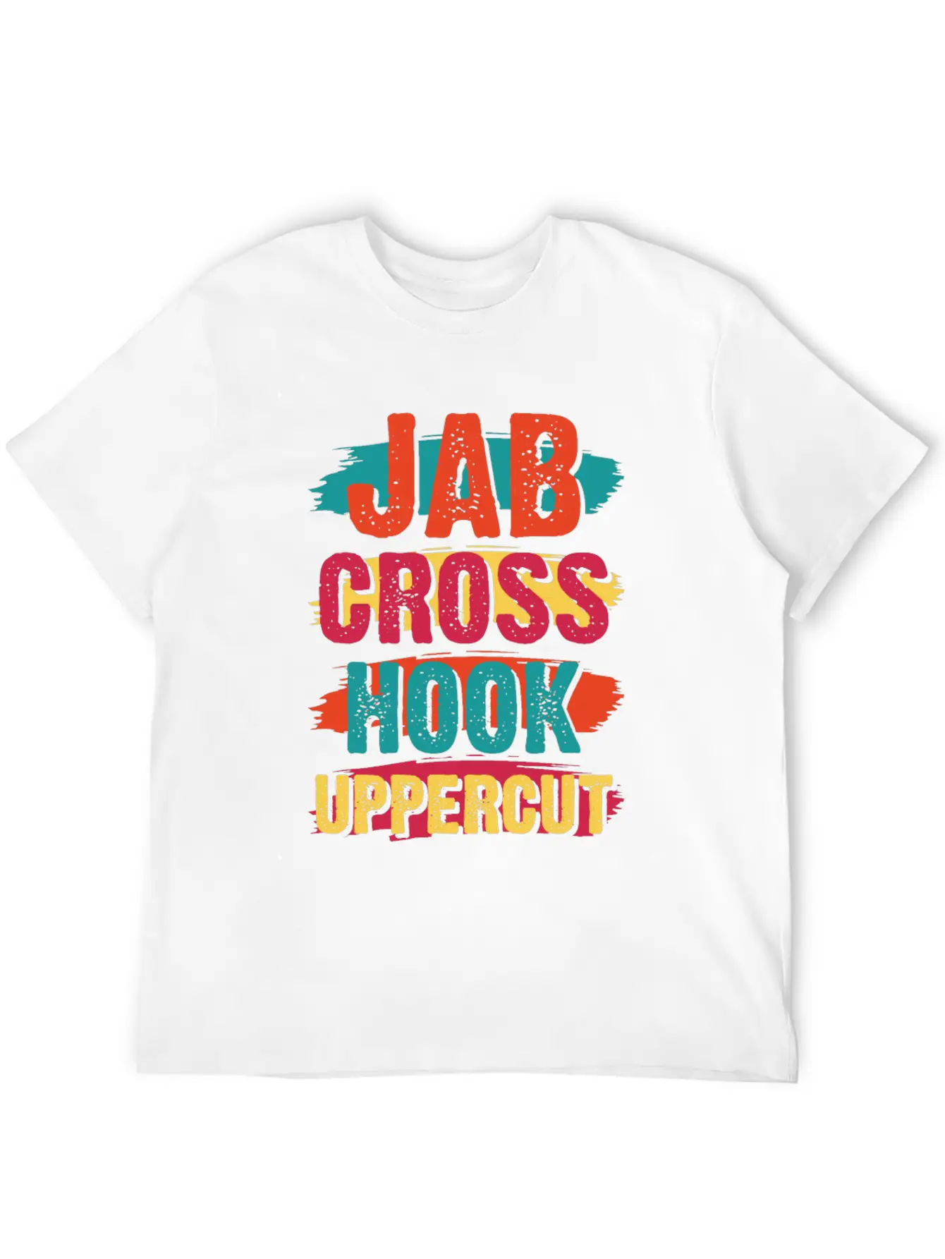 Jab Cross Hook Uppercut Unisex Short Sleeve Soft Cotton T-Shirt – Casual Everyday Wear