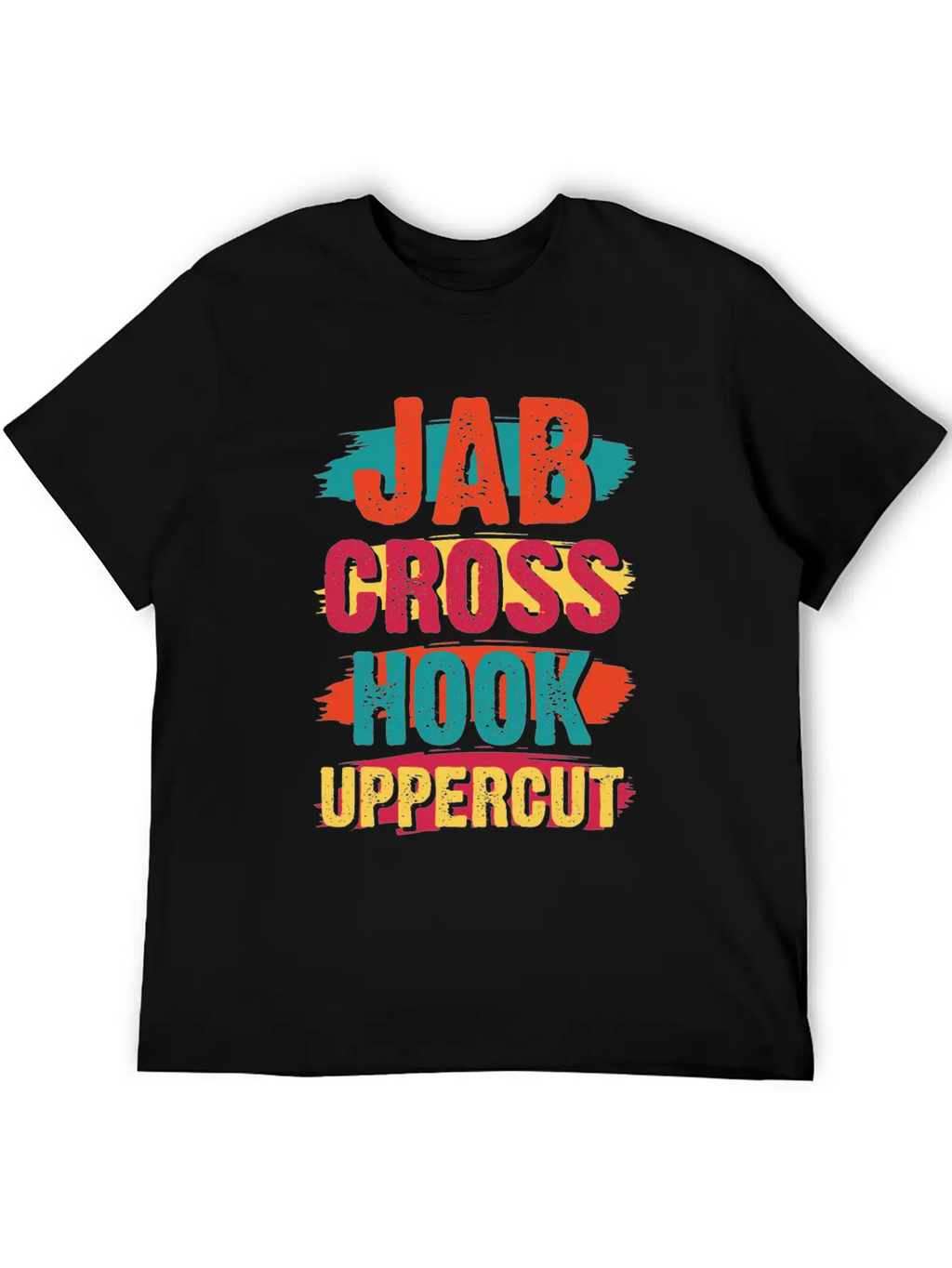 Jab Cross Hook Uppercut Unisex Short Sleeve Soft Cotton T-Shirt – Casual Everyday Wear