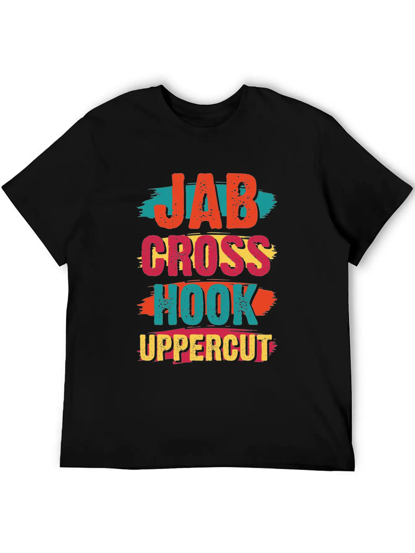Jab Cross Hook Uppercut Unisex Short Sleeve Soft Cotton T-Shirt – Casual Everyday Wear