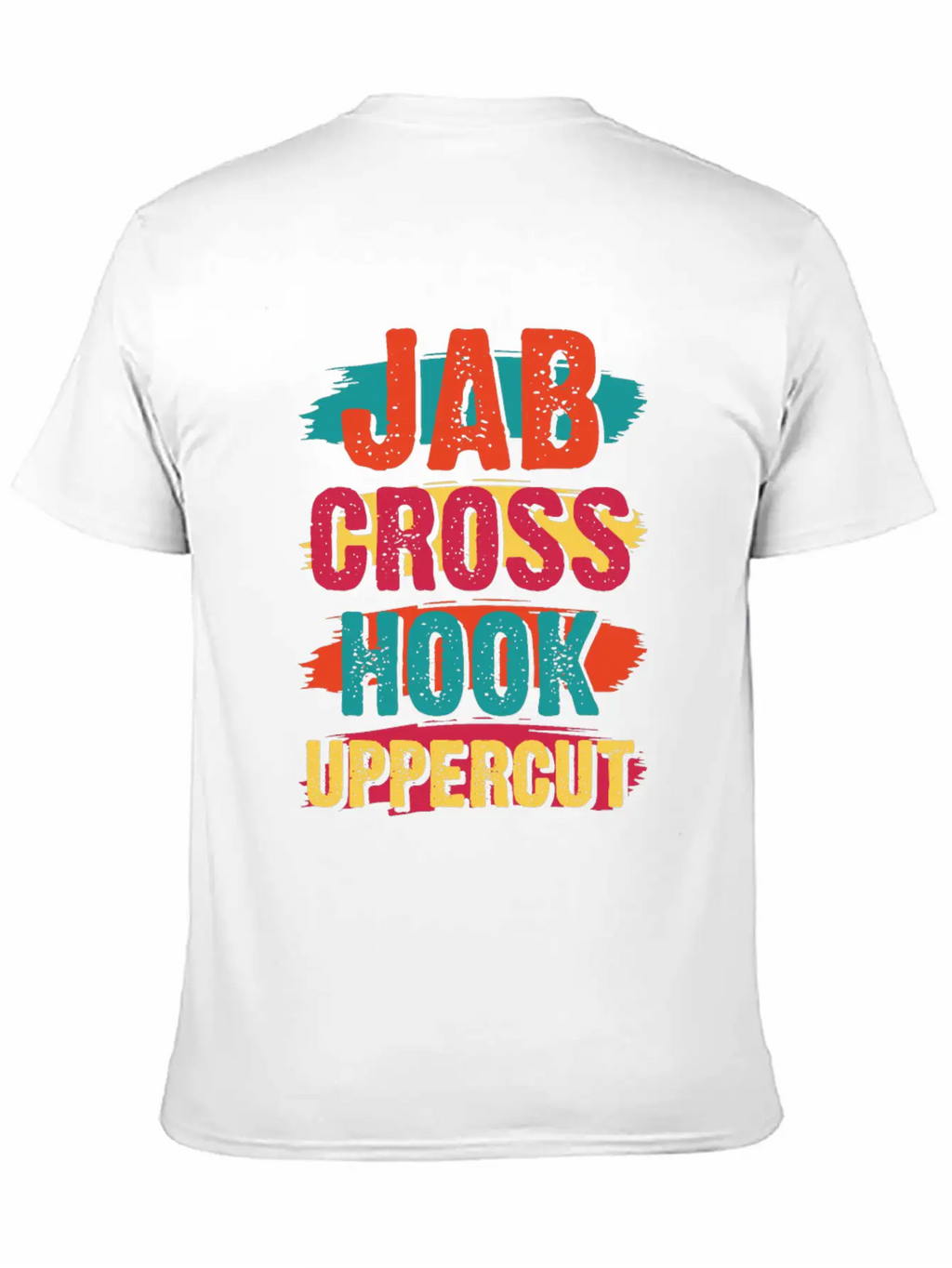 Jab Cross Hook Uppercut Unisex Short Sleeve Soft Cotton T-Shirt – Casual Everyday Wear