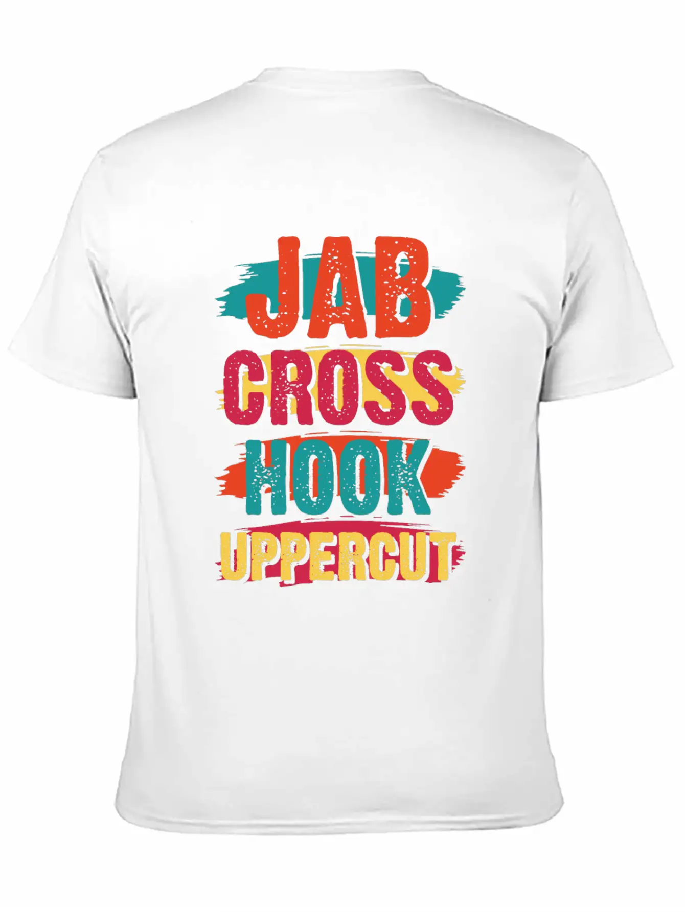 Jab Cross Hook Uppercut Unisex Short Sleeve Soft Cotton T-Shirt – Casual Everyday Wear