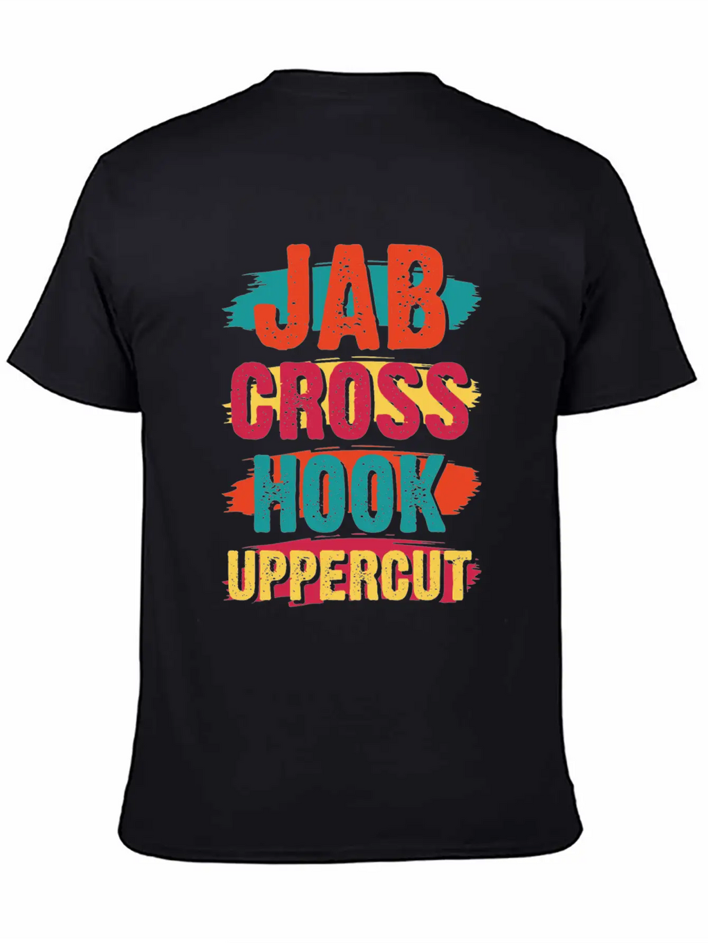 Jab Cross Hook Uppercut Unisex Short Sleeve Soft Cotton T-Shirt – Casual Everyday Wear