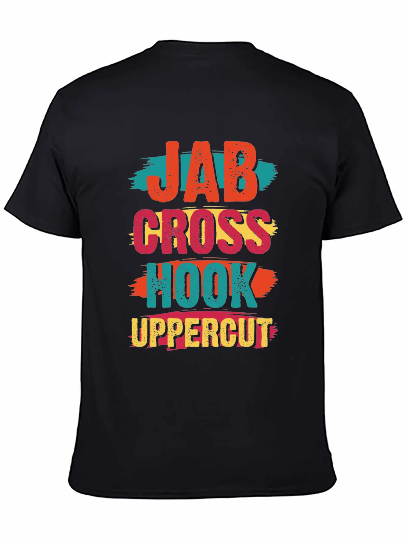 Jab Cross Hook Uppercut Unisex Short Sleeve Soft Cotton T-Shirt – Casual Everyday Wear