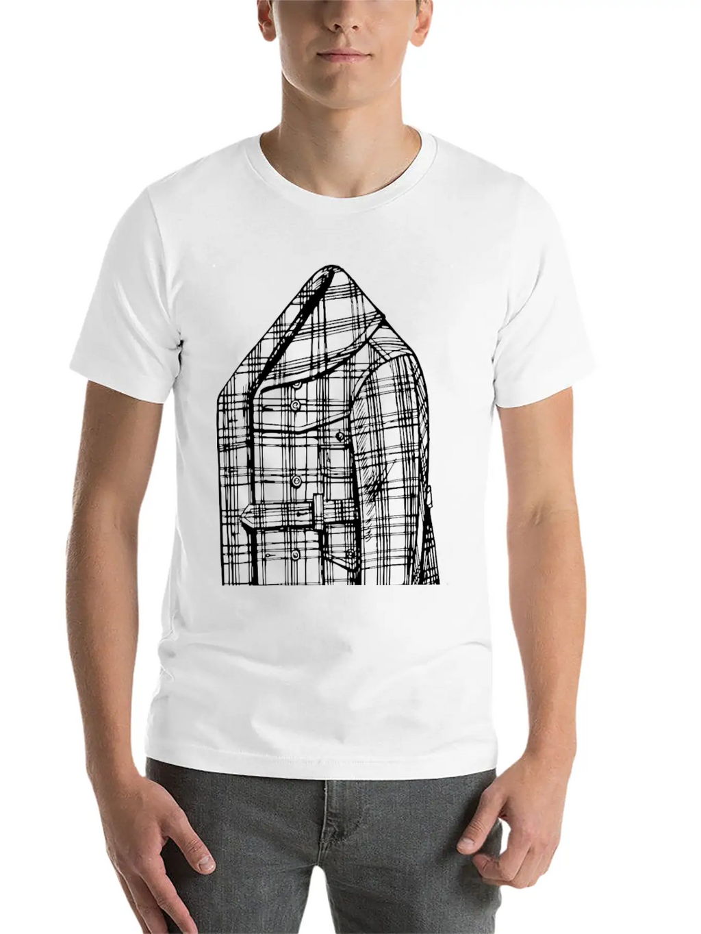 Jacket Stylish Everyday T-Shirt – Unisex Basic Cotton Tee