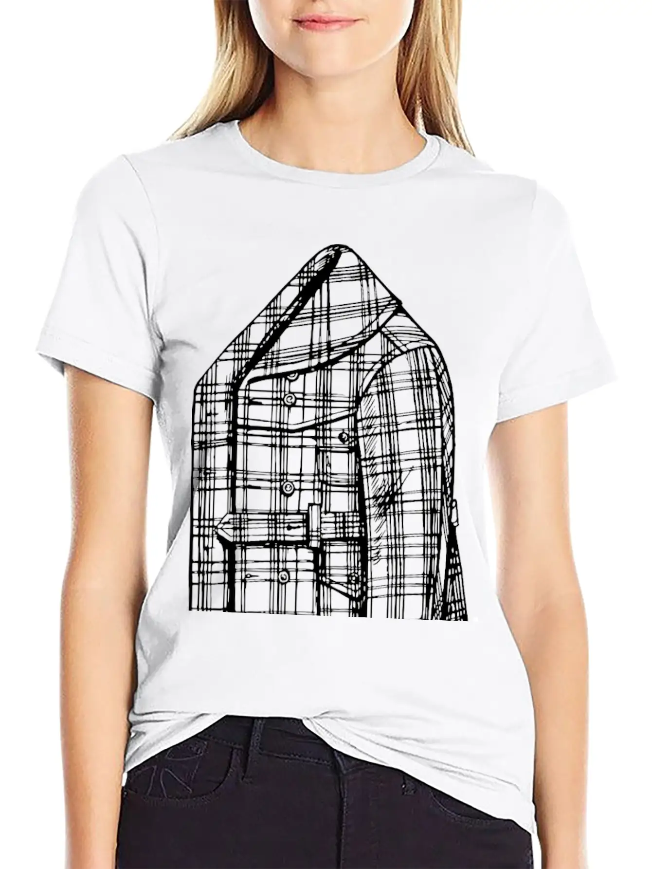 Jacket Stylish Everyday T-Shirt – Unisex Basic Cotton Tee