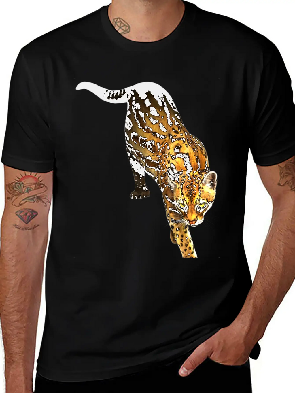 Jaguar Breathable Soft Cotton T-Shirt – Timeless Casual Look