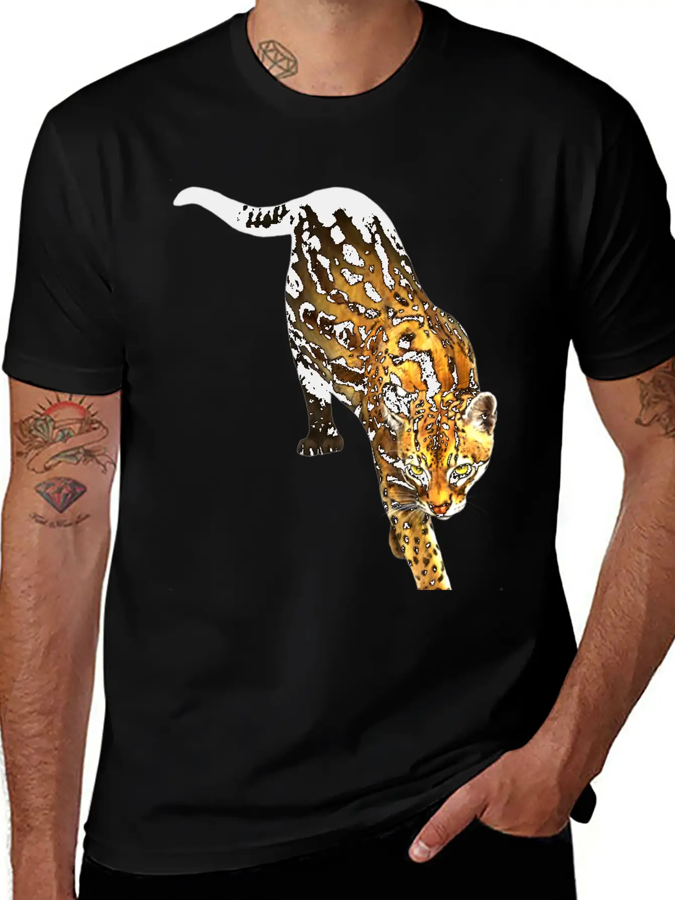 Jaguar Breathable Soft Cotton T-Shirt – Timeless Casual Look