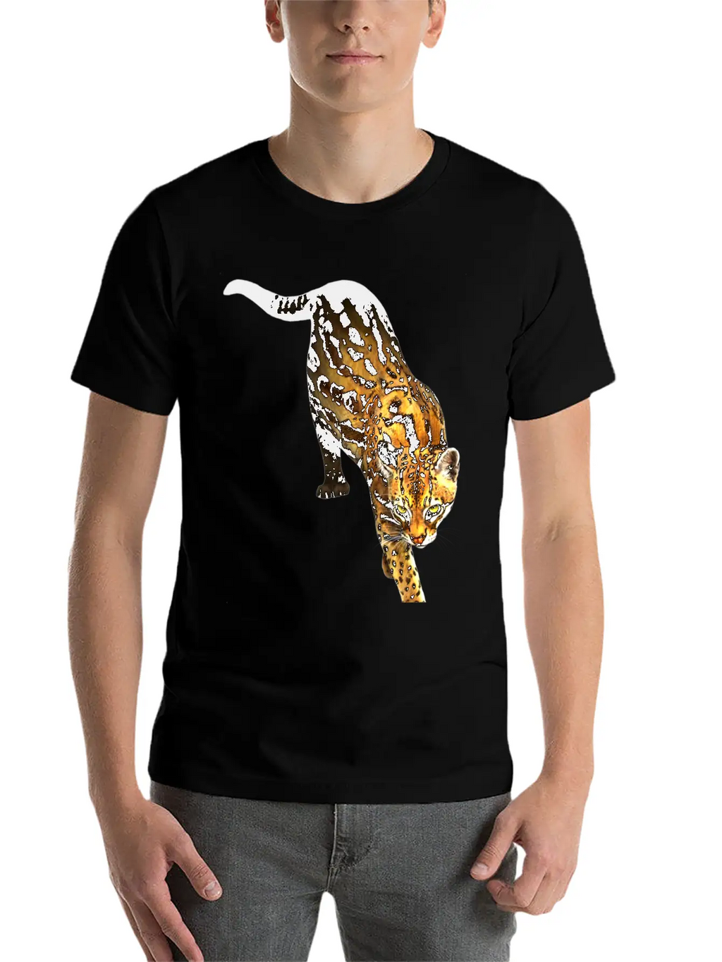 Jaguar Breathable Soft Cotton T-Shirt – Timeless Casual Look