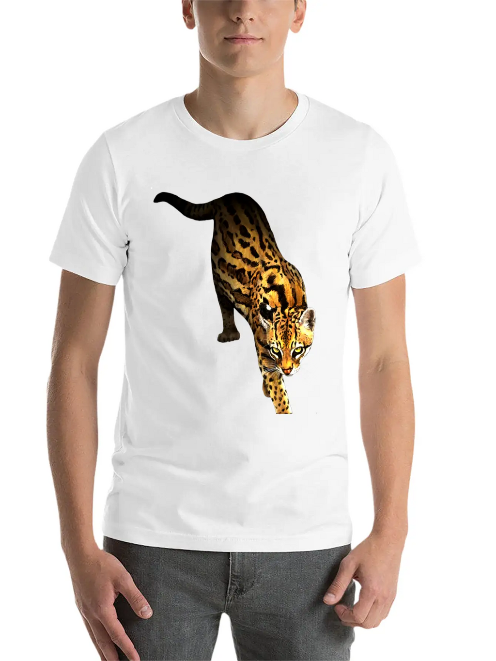 Jaguar Breathable Soft Cotton T-Shirt – Timeless Casual Look