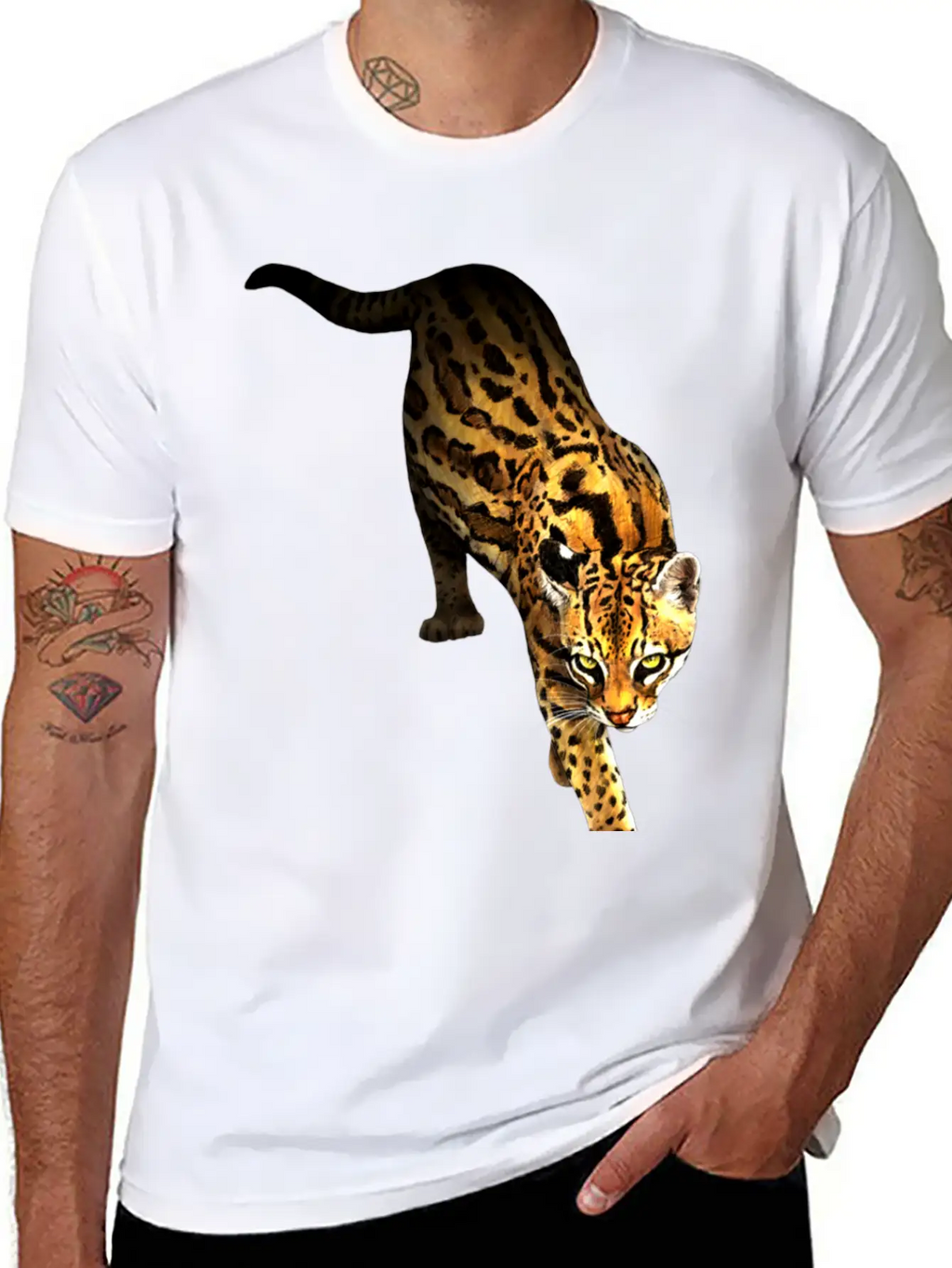 Jaguar Breathable Soft Cotton T-Shirt – Timeless Casual Look