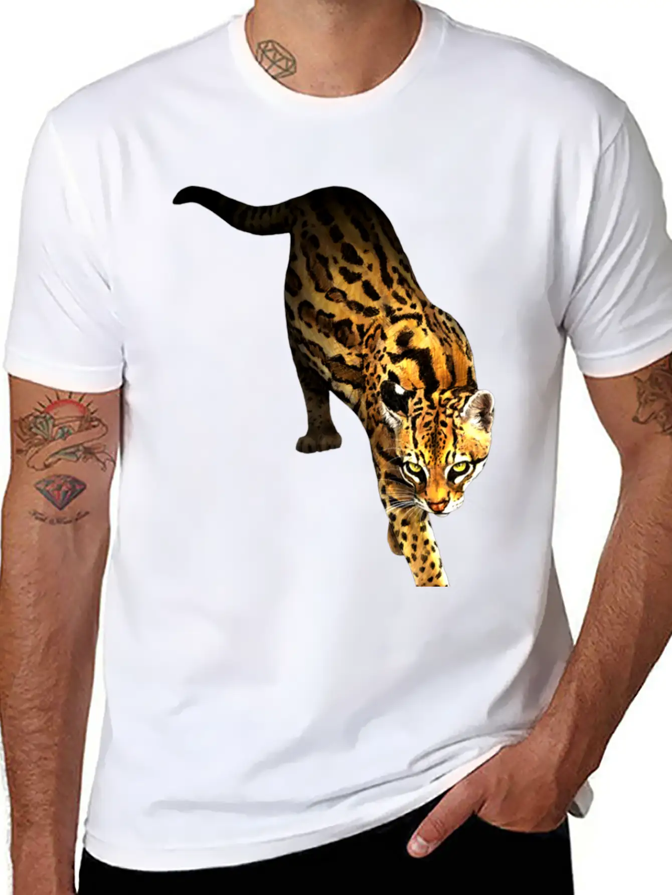 Jaguar Breathable Soft Cotton T-Shirt – Timeless Casual Look