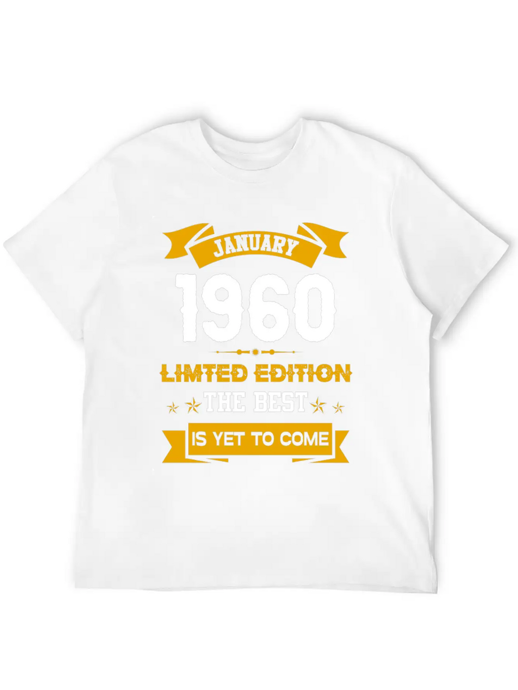 January 1960 Birthday Surprise Unisex Casual T-Shirt – Clean Design For Daily Comfort