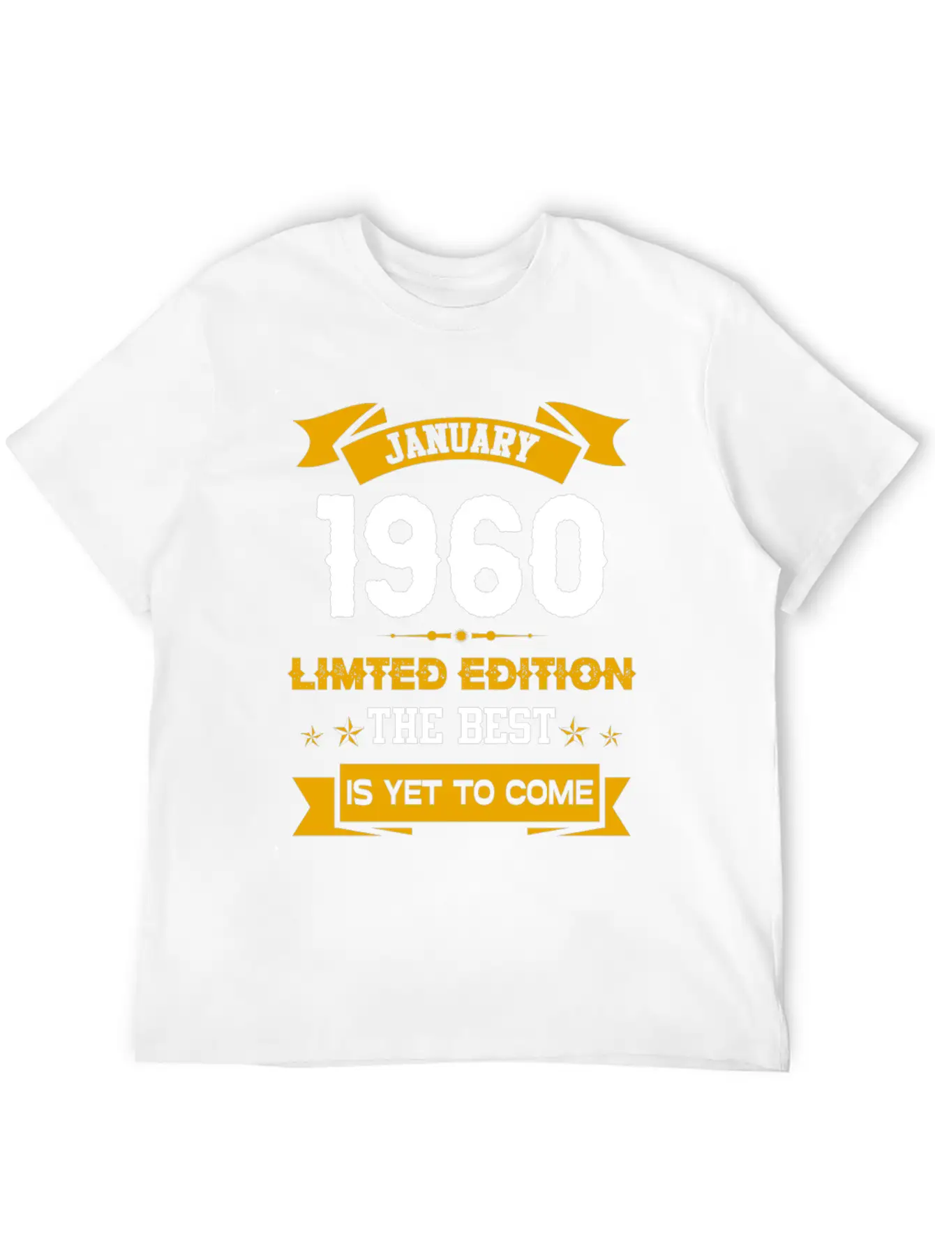 January 1960 Birthday Surprise Unisex Casual T-Shirt – Clean Design For Daily Comfort