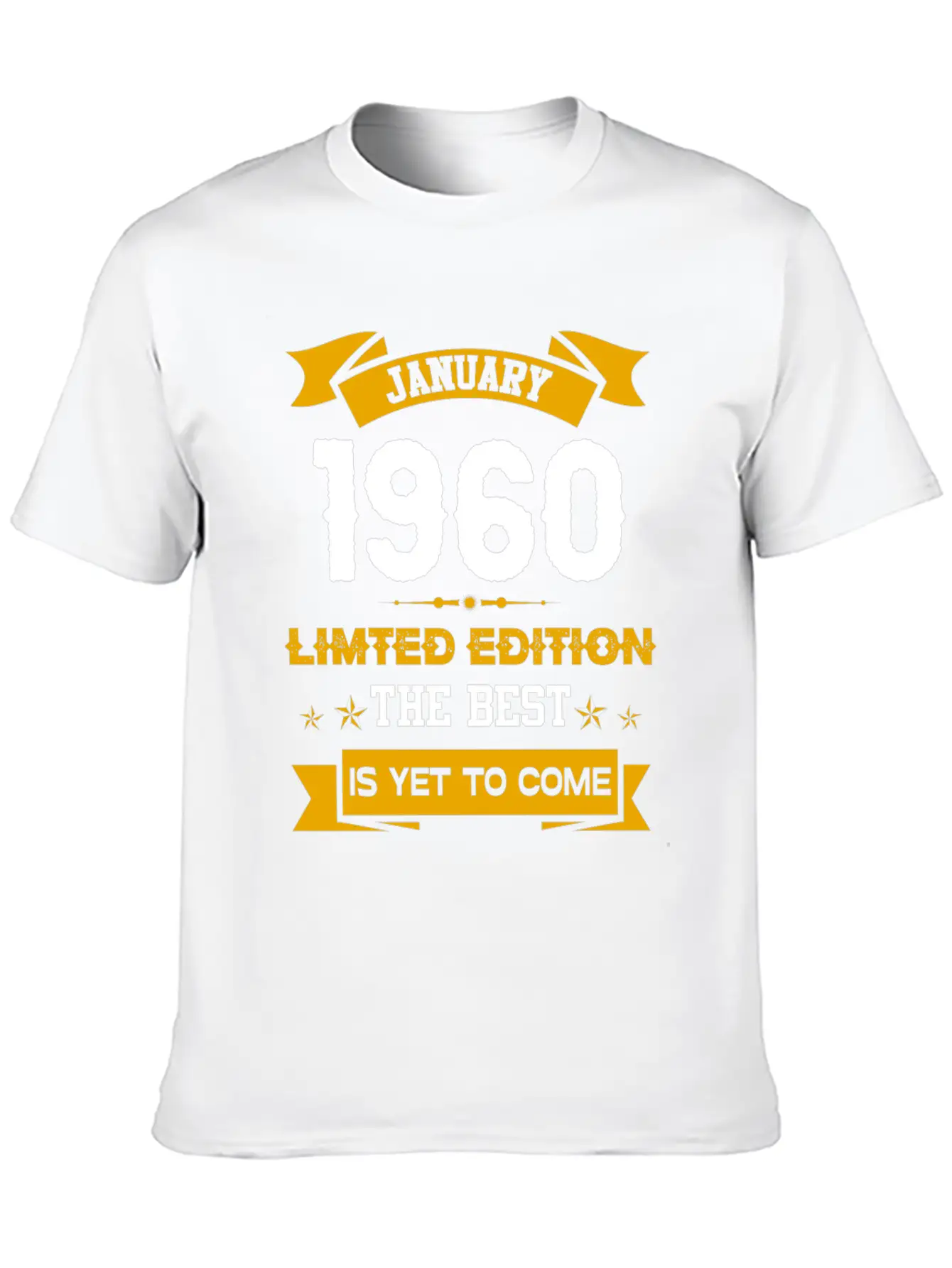 January 1960 Birthday Surprise Unisex Casual T-Shirt – Clean Design For Daily Comfort