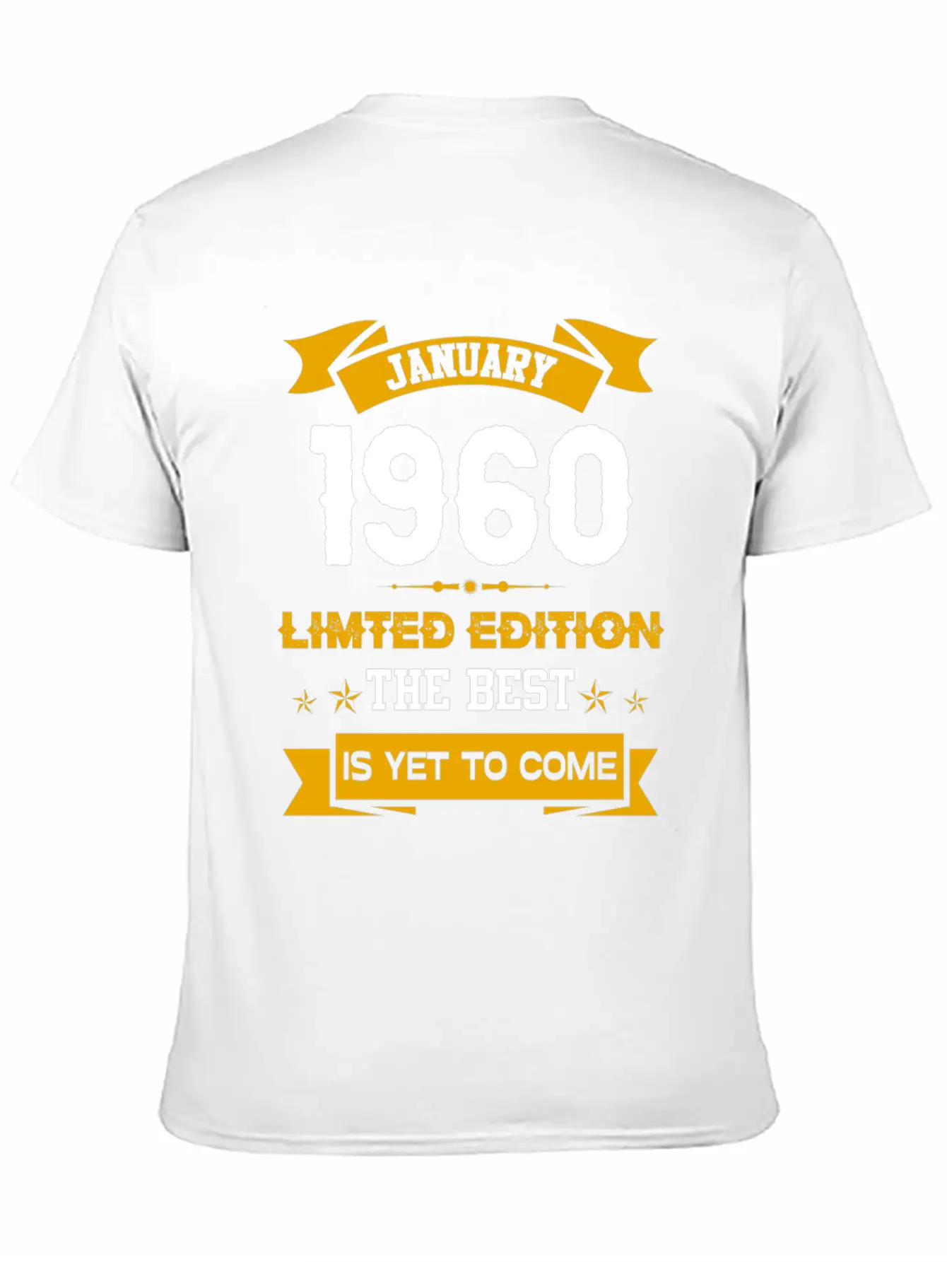 January 1960 Birthday Surprise Unisex Casual T-Shirt – Clean Design For Daily Comfort
