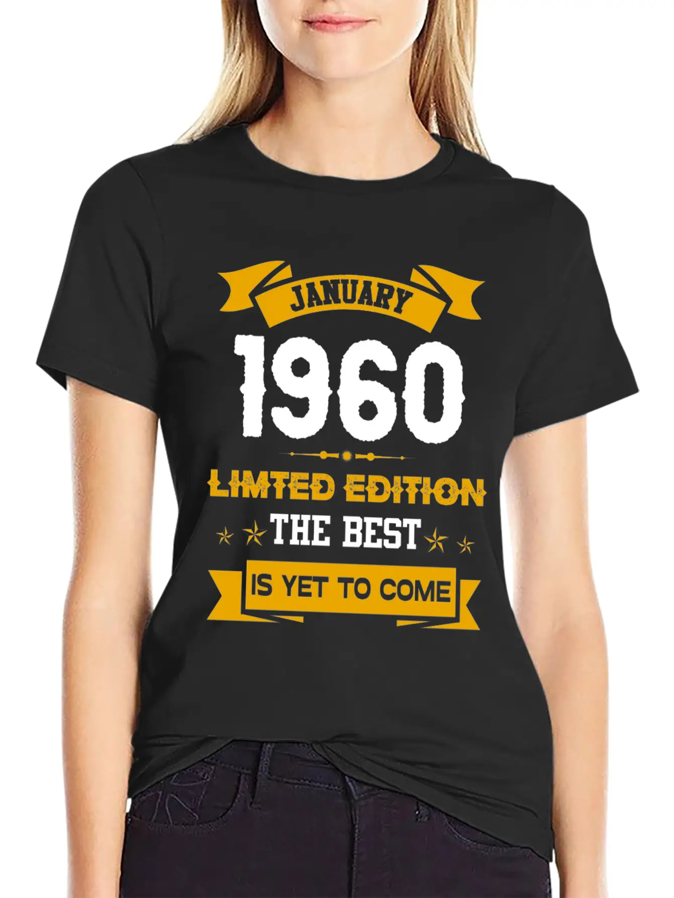 January 1960 Birthday Surprise Unisex Casual T-Shirt – Clean Design For Daily Comfort