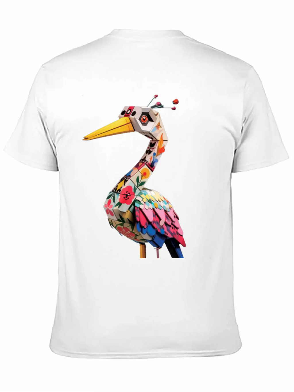 Japan Crane Pirate Buzzy Dice Streetwear Unisex Short Sleeve Soft Cotton T-Shirt – Casual Everyday Wear