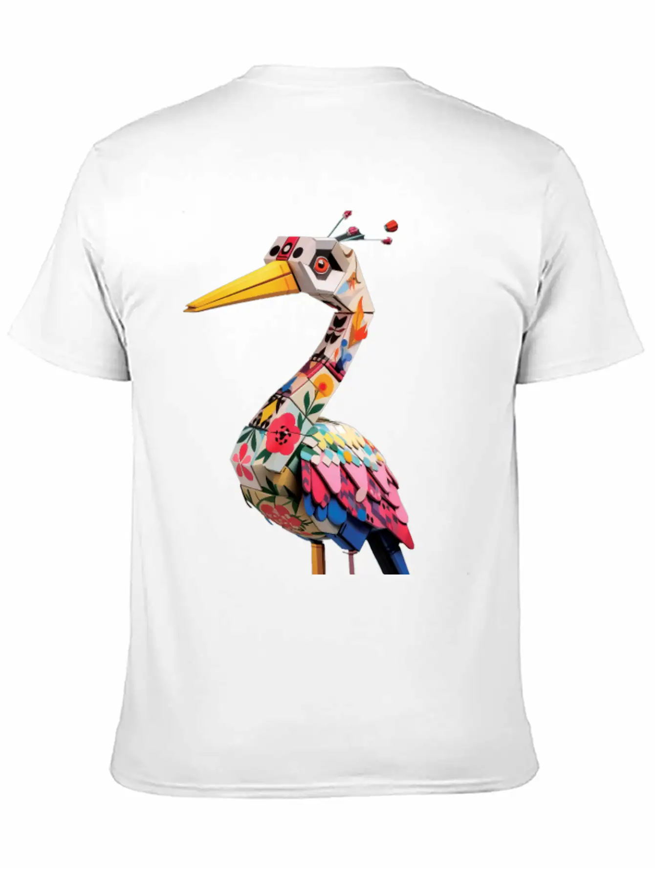 Japan Crane Pirate Buzzy Dice Streetwear Unisex Short Sleeve Soft Cotton T-Shirt – Casual Everyday Wear