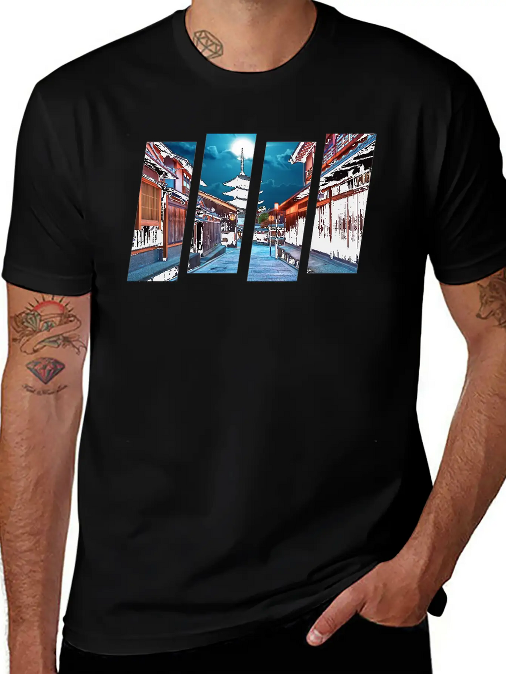Japanese Aesthetics Style Tokyo Breathable Soft Cotton T-Shirt – Timeless Casual Look