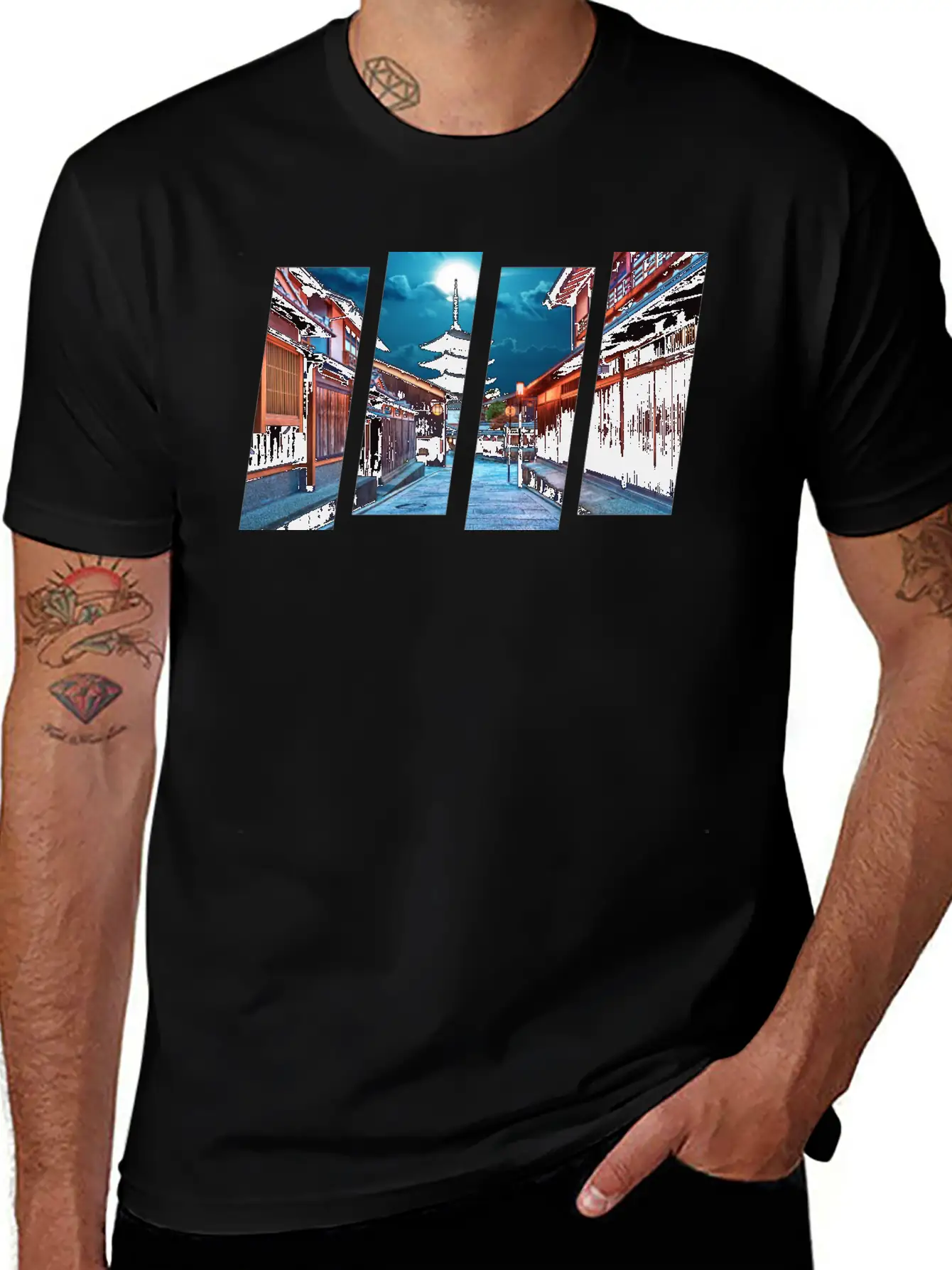 Japanese Aesthetics Style Tokyo Breathable Soft Cotton T-Shirt – Timeless Casual Look