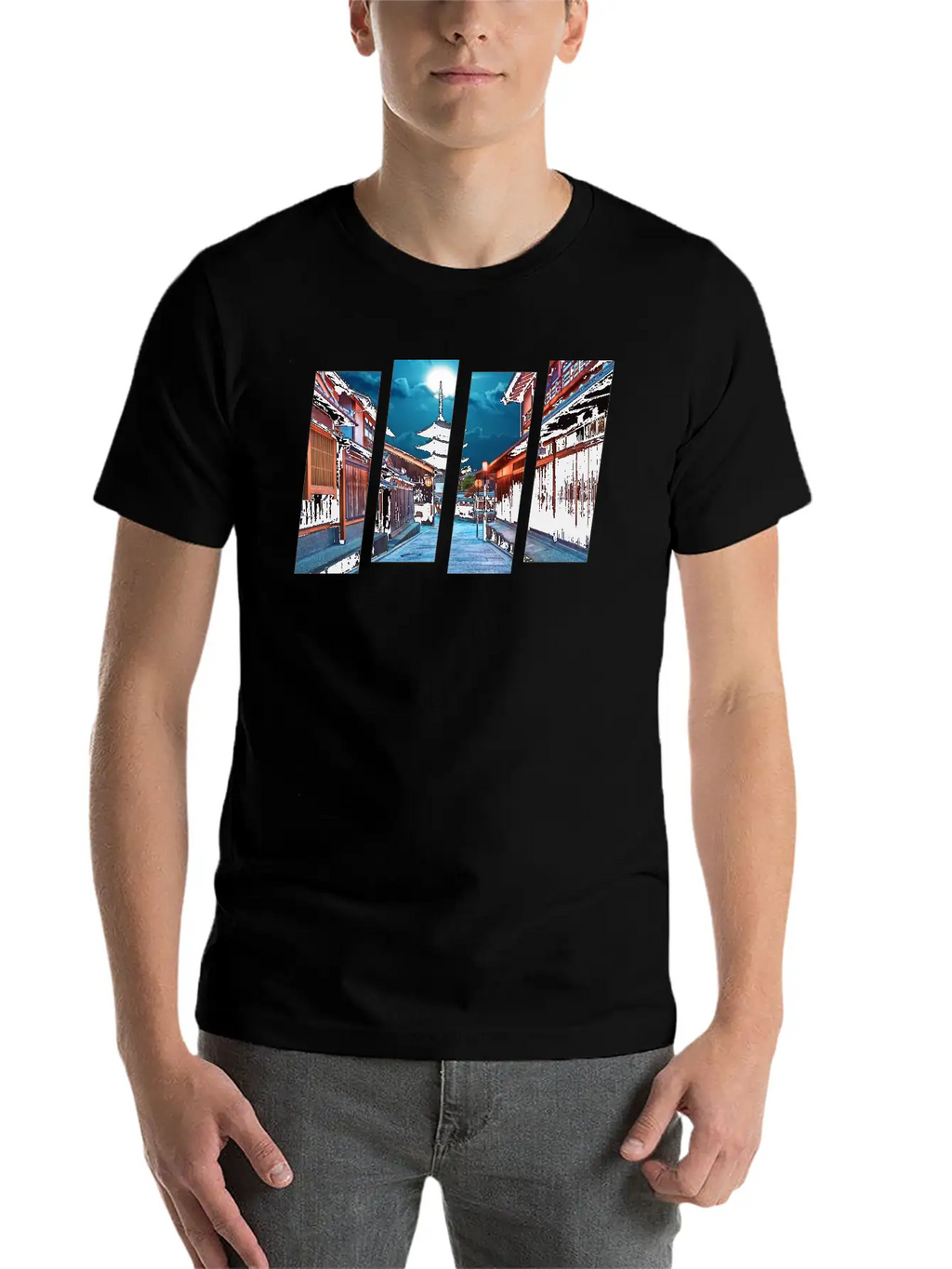 Japanese Aesthetics Style Tokyo Breathable Soft Cotton T-Shirt – Timeless Casual Look