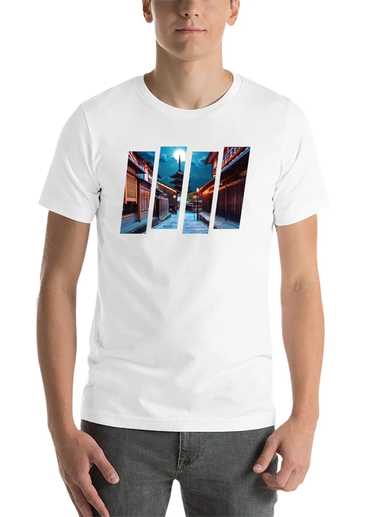 Japanese Aesthetics Style Tokyo Breathable Soft Cotton T-Shirt – Timeless Casual Look