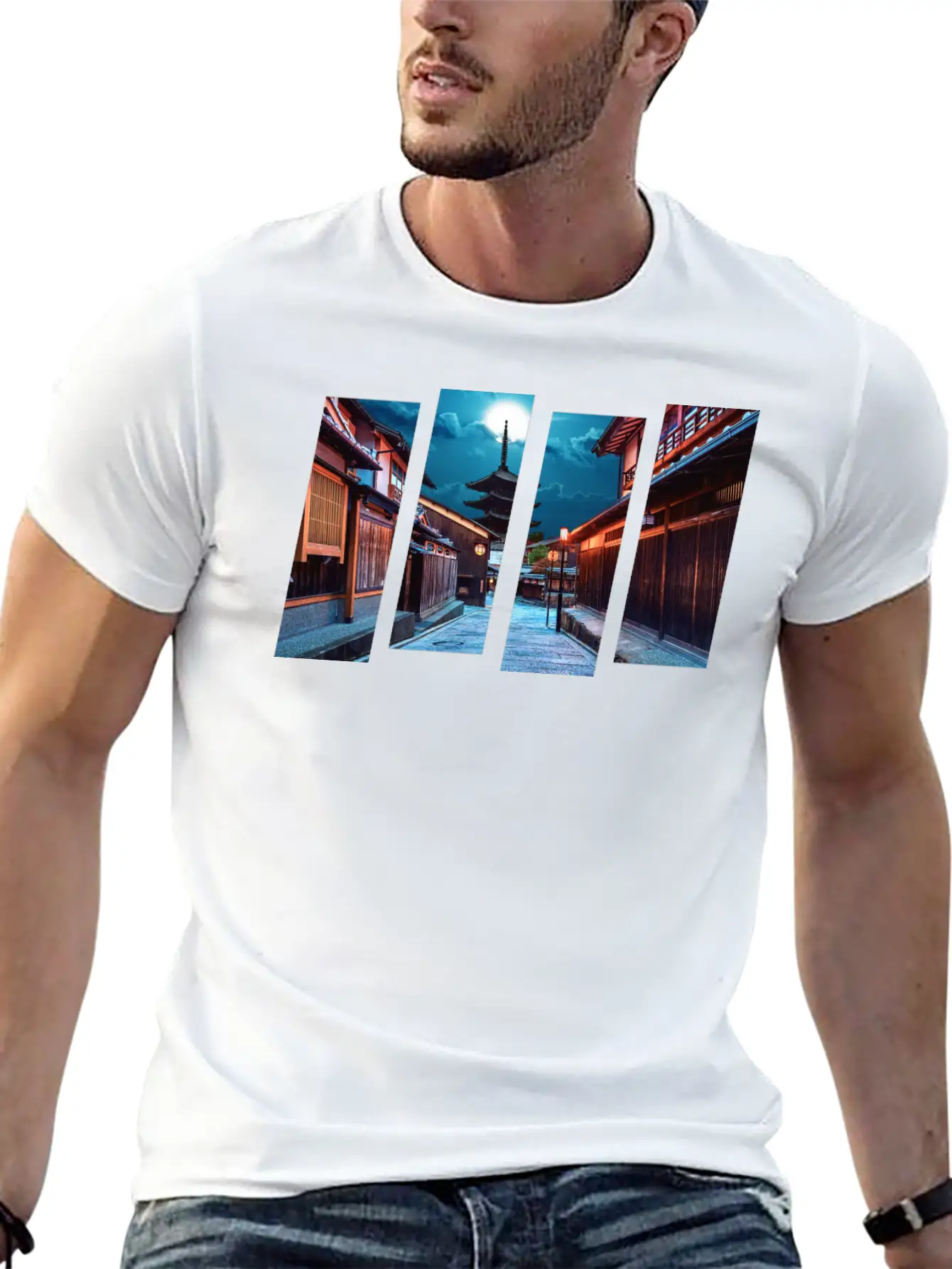 Japanese Aesthetics Style Tokyo Breathable Soft Cotton T-Shirt – Timeless Casual Look