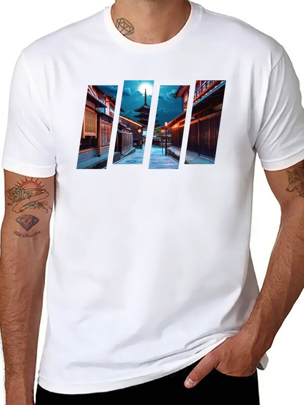 Japanese Aesthetics Style Tokyo Breathable Soft Cotton T-Shirt – Timeless Casual Look