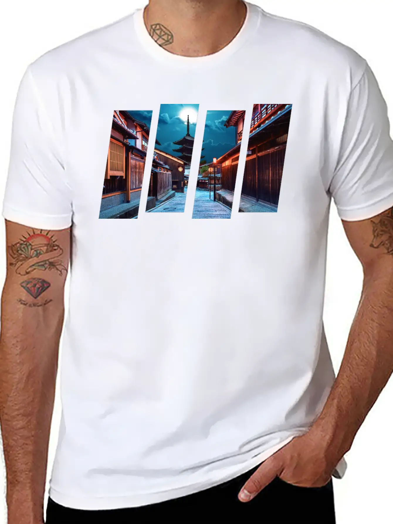 Japanese Aesthetics Style Tokyo Breathable Soft Cotton T-Shirt – Timeless Casual Look